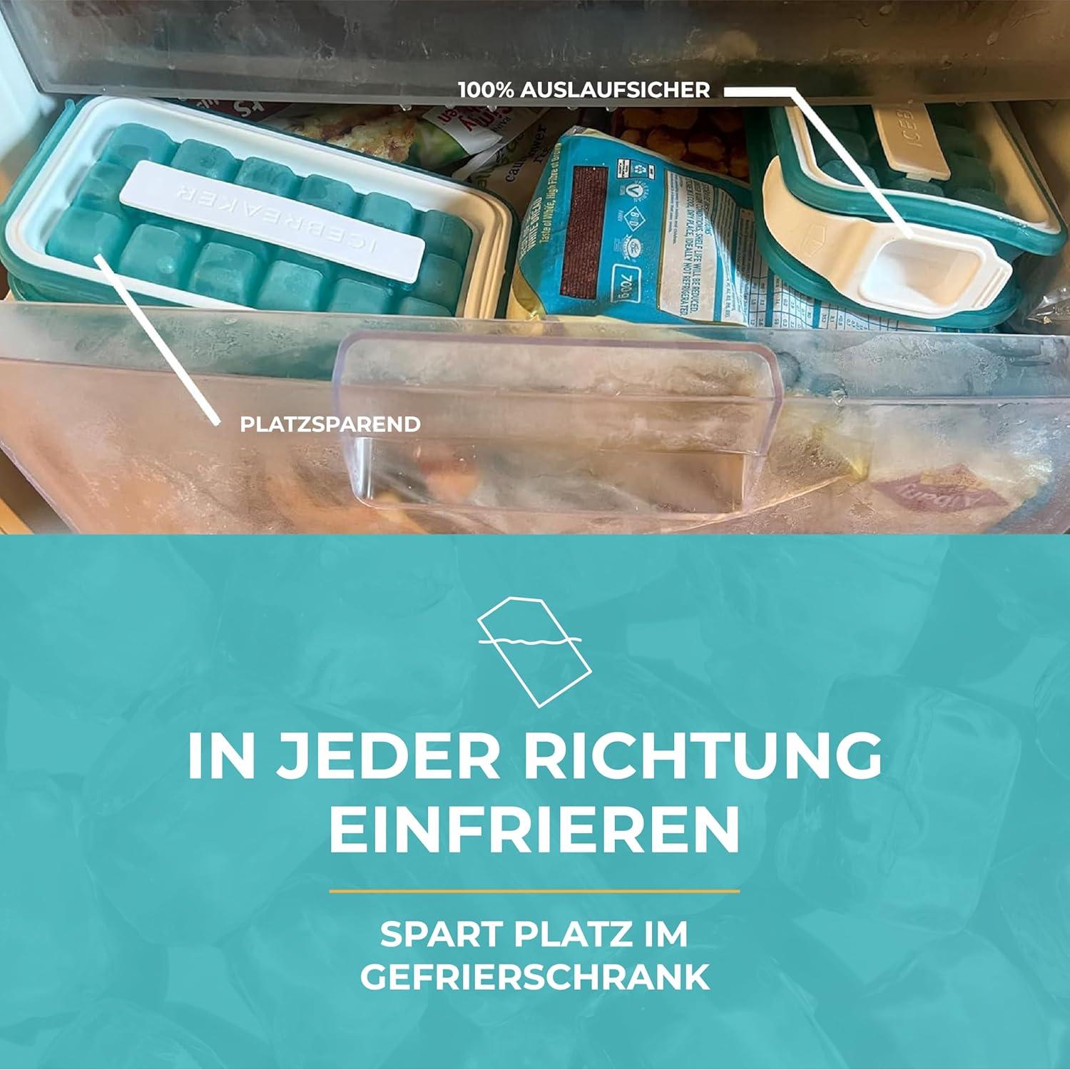 Bandeja de Hielo ICEBREAKER 54 Cubos Silicona con Tapa