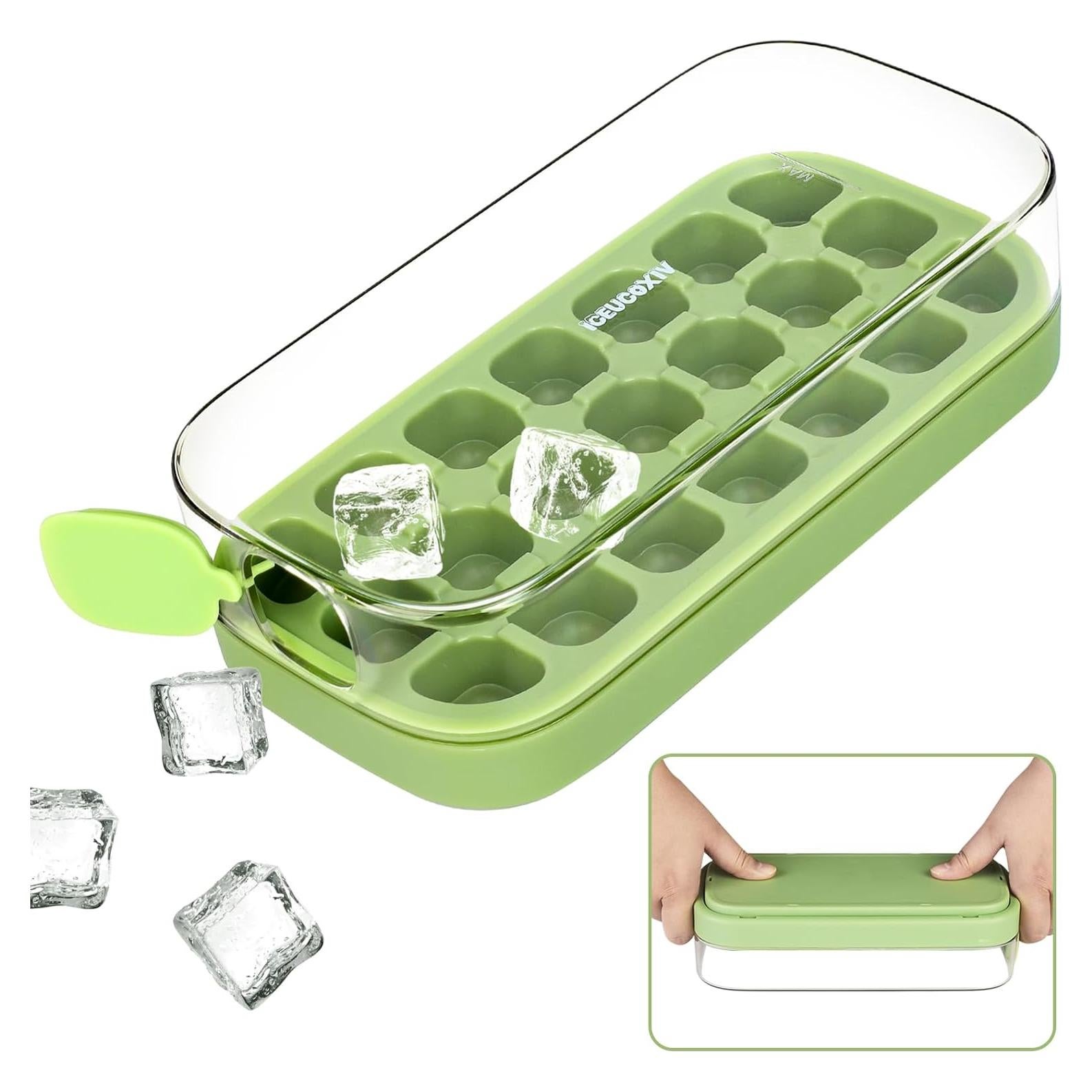 Bandeja de Hielo Silicone LettreQ 21 Cubos Fácil Liberación