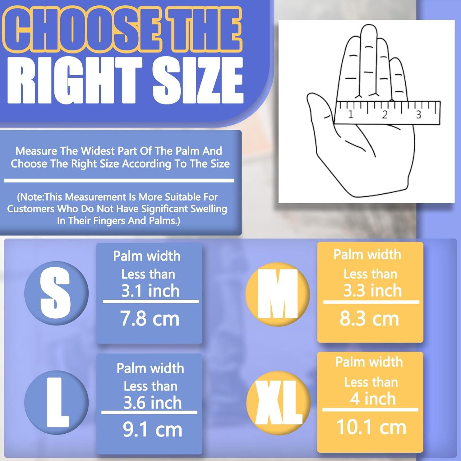 Guantes de Compresión DRNAIETY para Artritis Sin Dedos Caqui