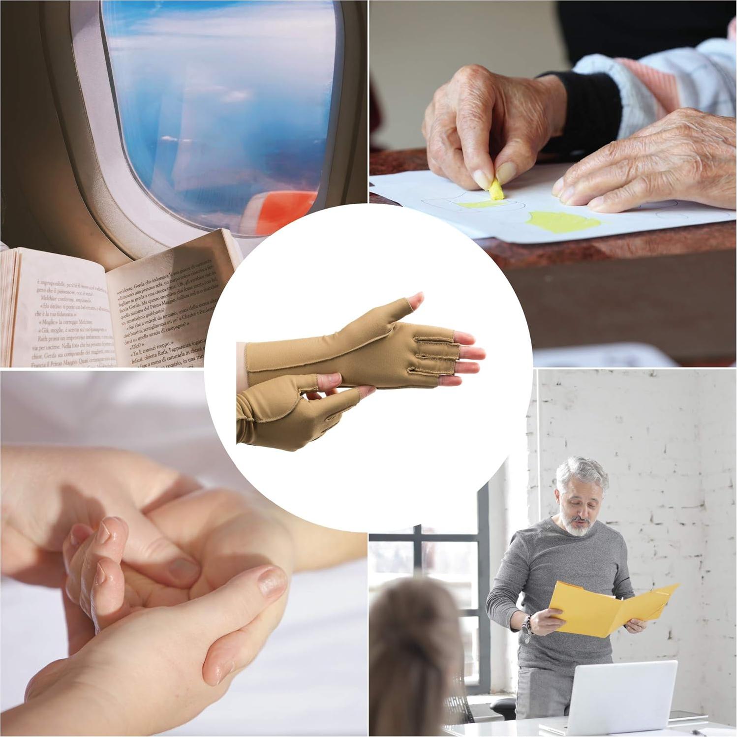 Guantes de Compresión Isotoner para Artritis Dedo Abierto