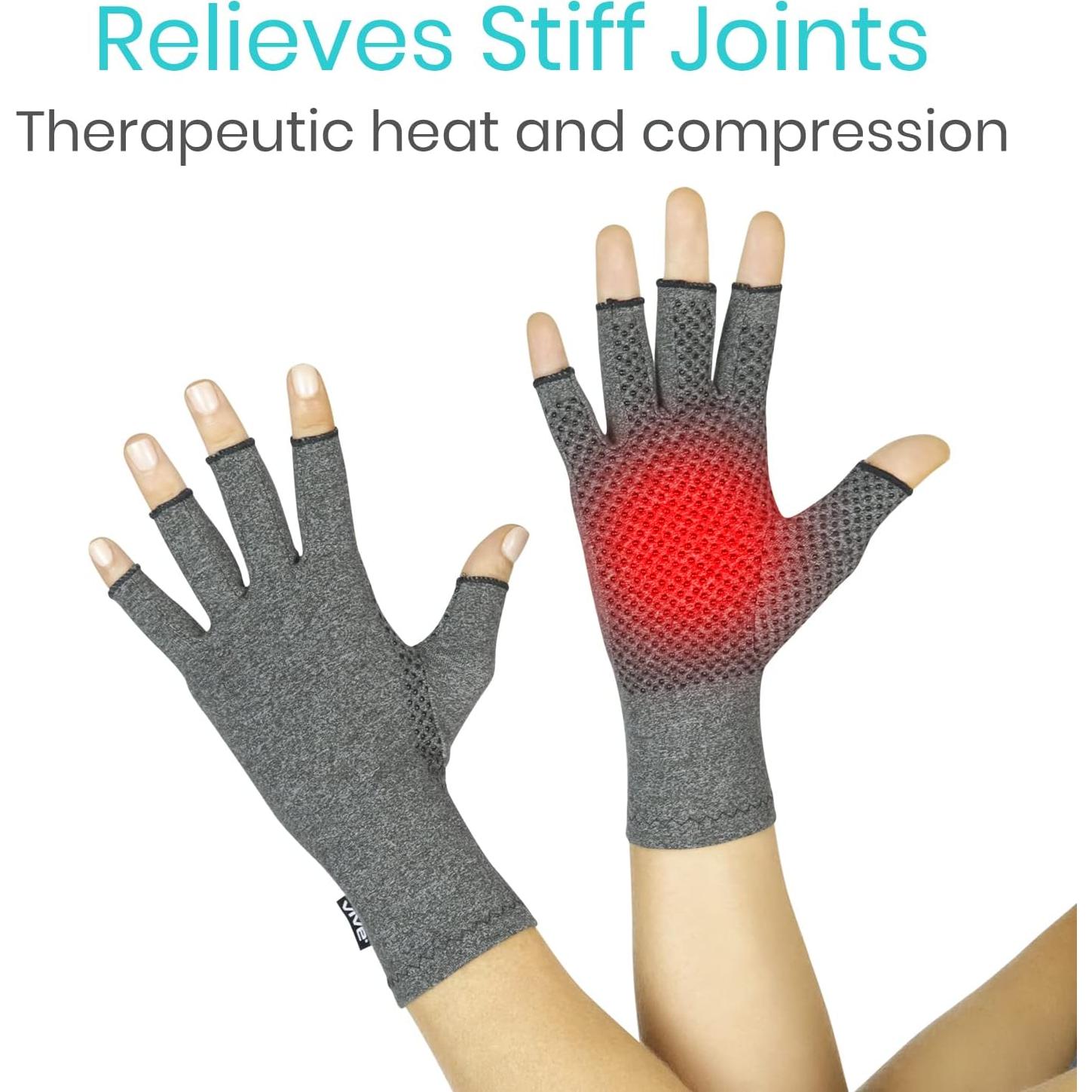 Guantes Vive para Artritis - Compresión Abiertos Grande