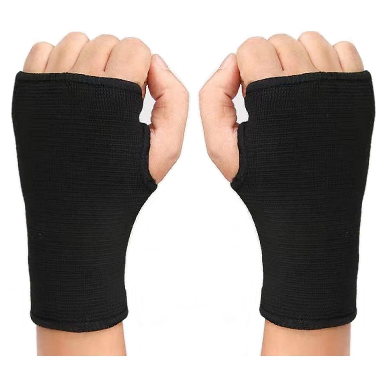 Mangas de Soporte para Muñeca JUSDIQIR Compresión Negro M