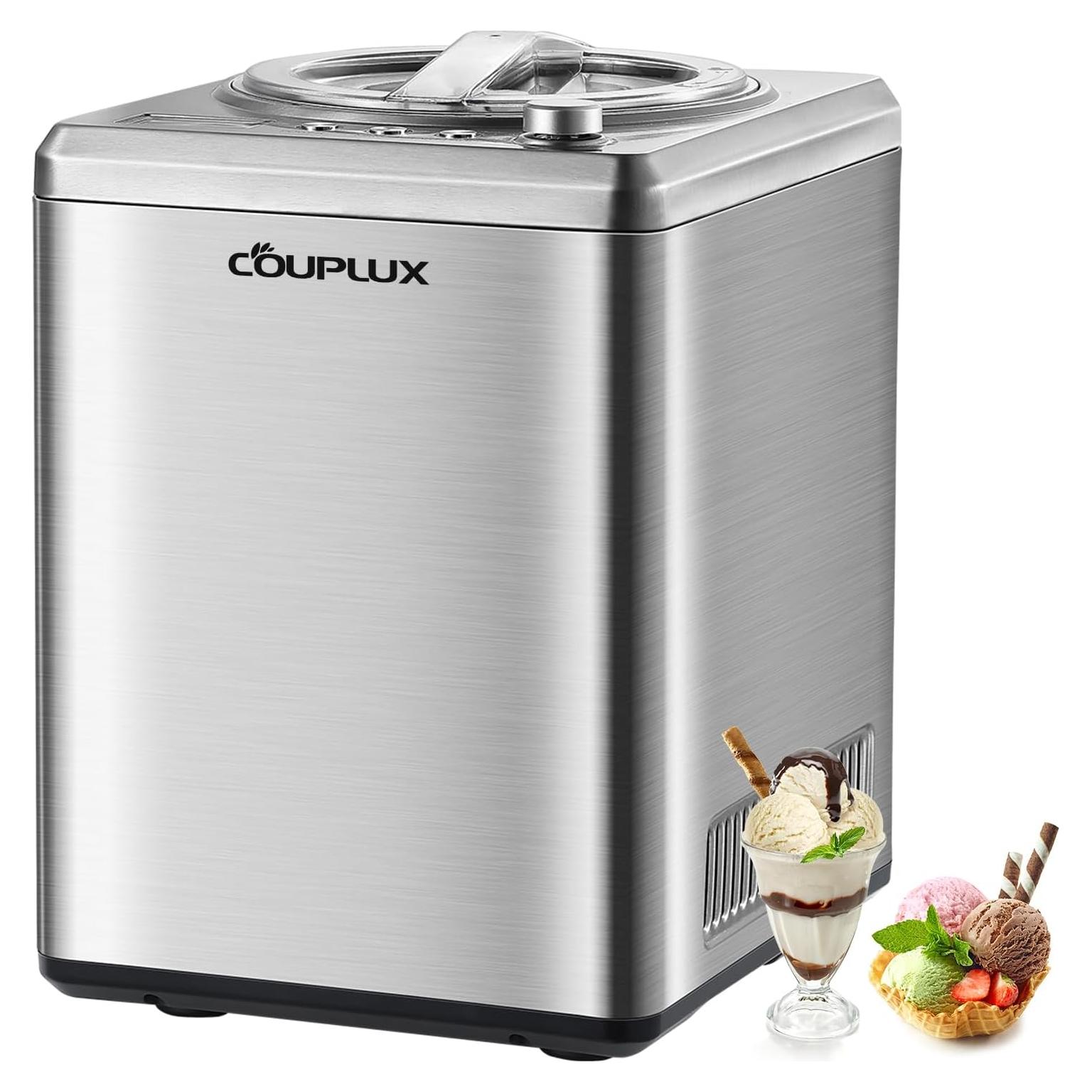Máquina de Helados COUPLUX 2.5L con Compresor y Pantalla LCD