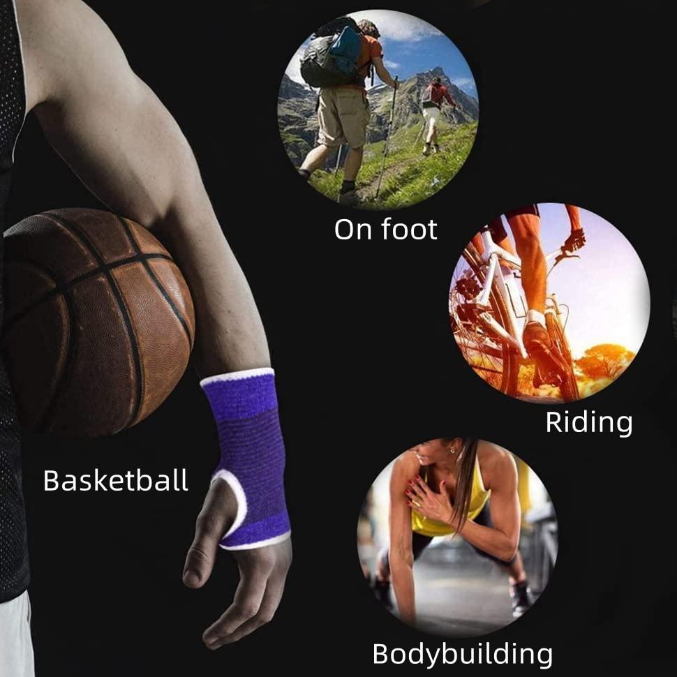 Manga de Soporte para Muñeca JUSDIQIR Azul M Compresión