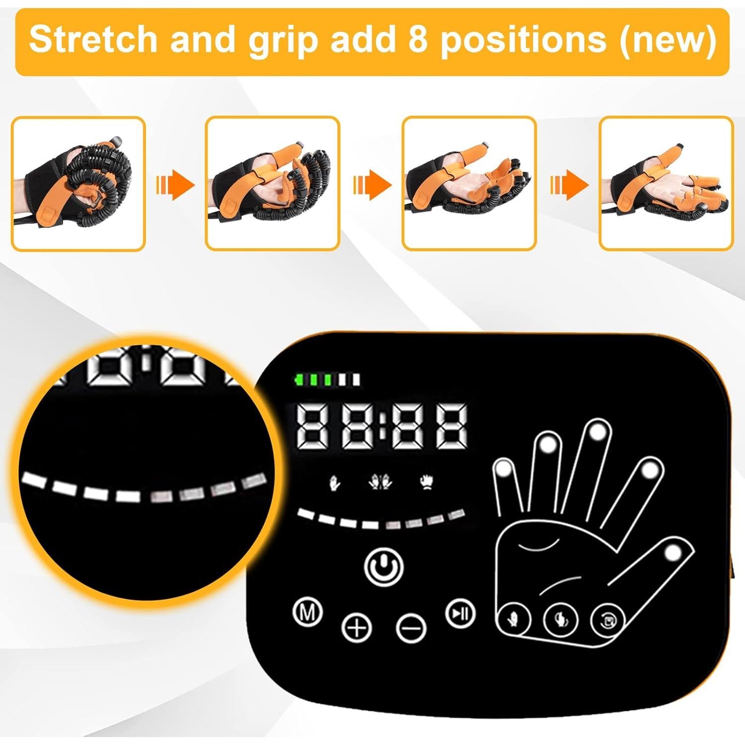 Guantes Robot CommSin XL Rehabilitación Mano Izquierda