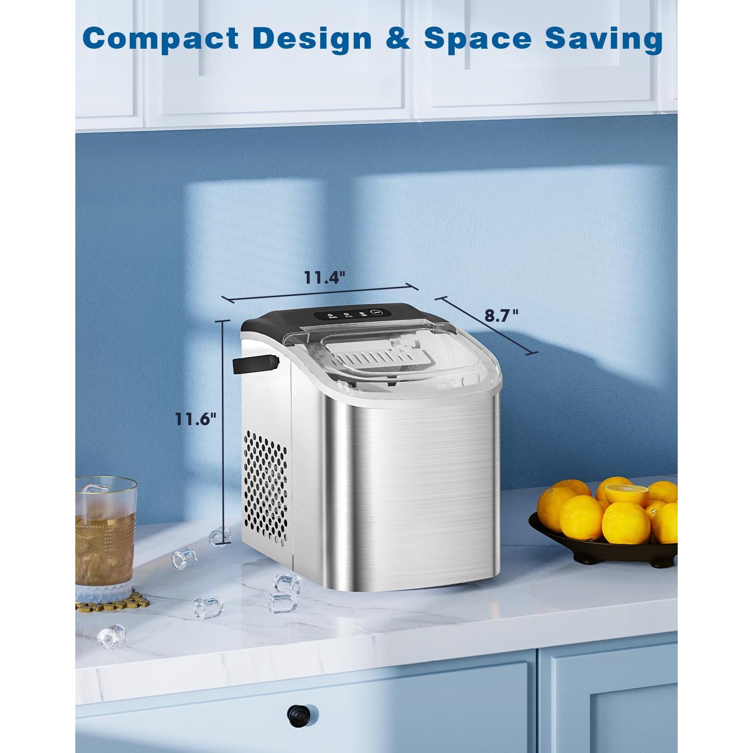 Máquina de Hielo Antarctic Star Z5812SH-SZ3 9 Cubos en 6 Min