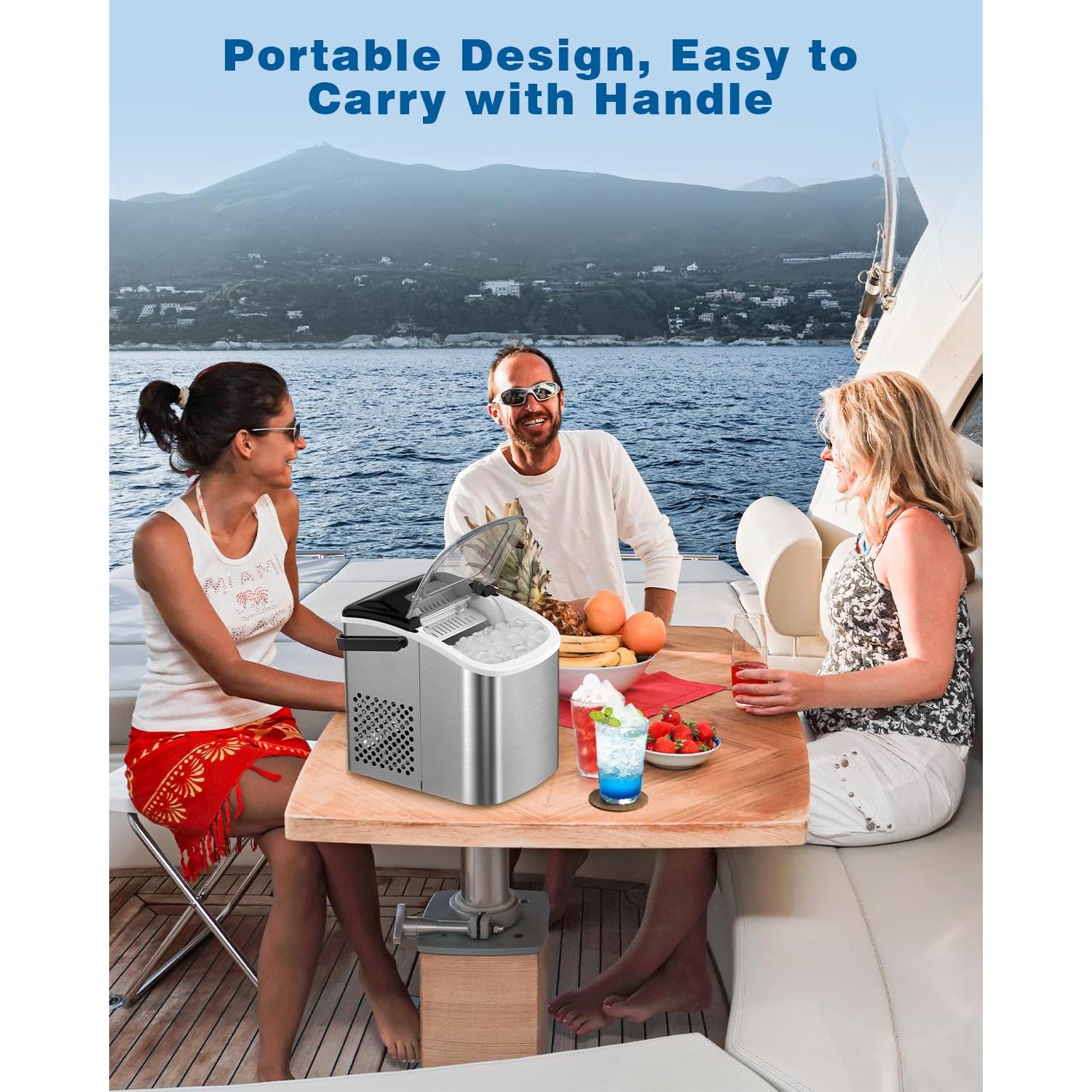 Máquina de Hielo Antarctic Star Z5812SH-SZ3 9 Cubos en 6 Min