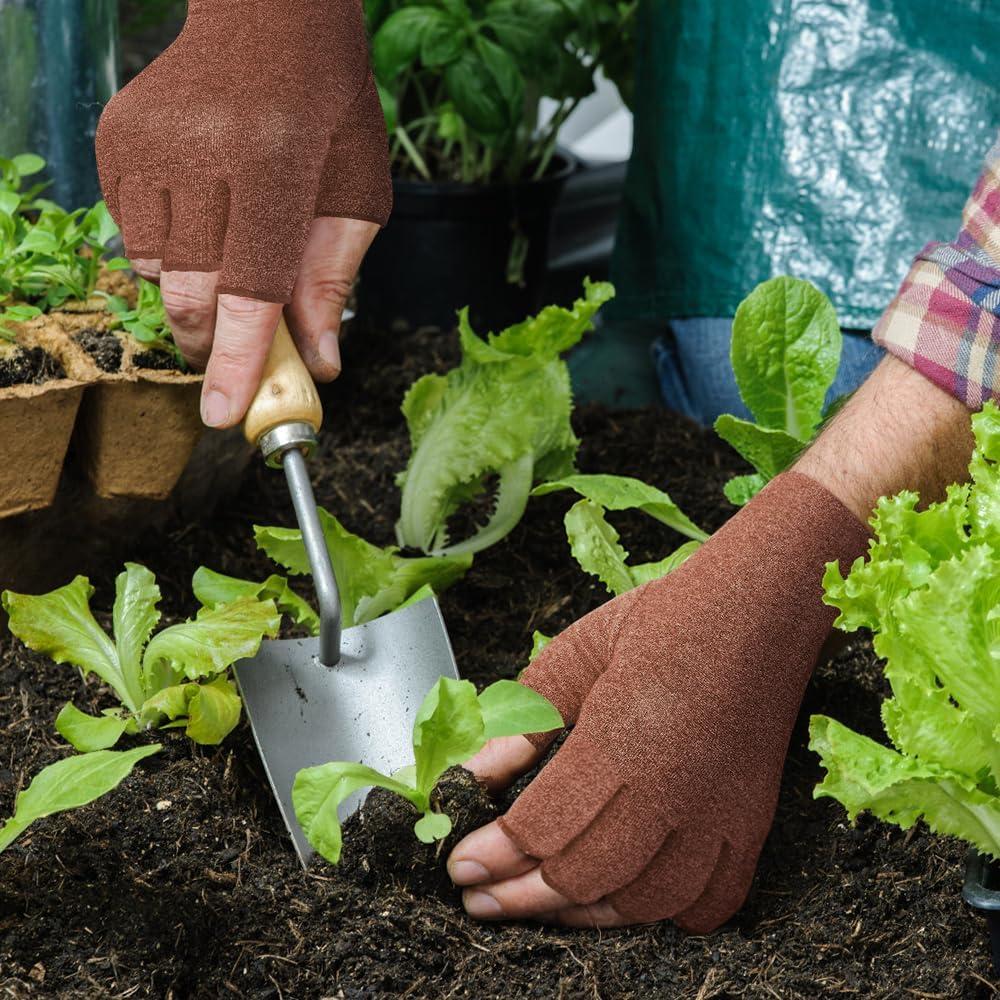 Guantes de compresión Brace Master para artritis 2 pares M