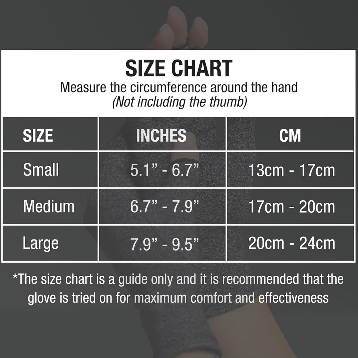 Guantes de Compresión Heelbo para Artritis - Grande