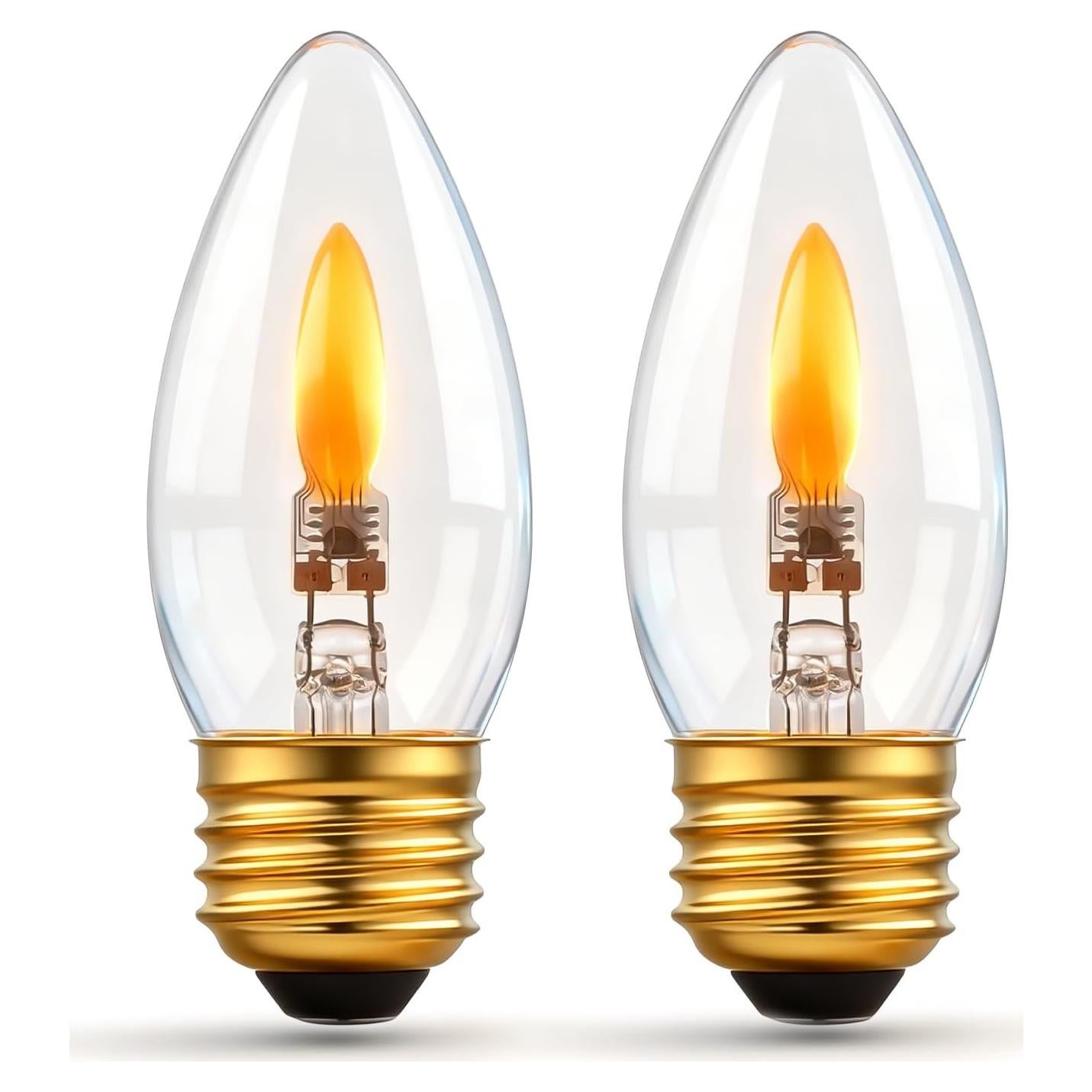 Bombilla LED Efecto Llama CHULEIBACUI E26 1800K 2W 2 Piezas