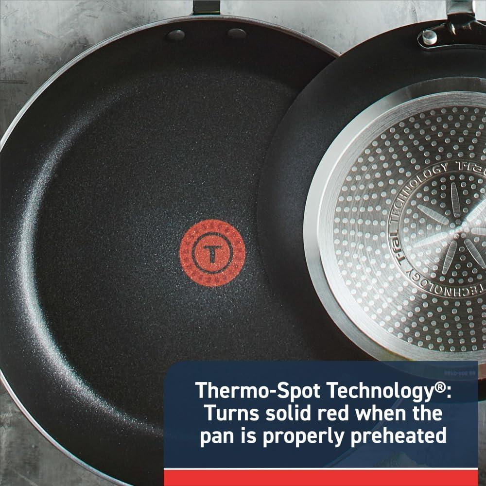 Juego de utensilios de cocina T-fal 12 piezas inducción negro