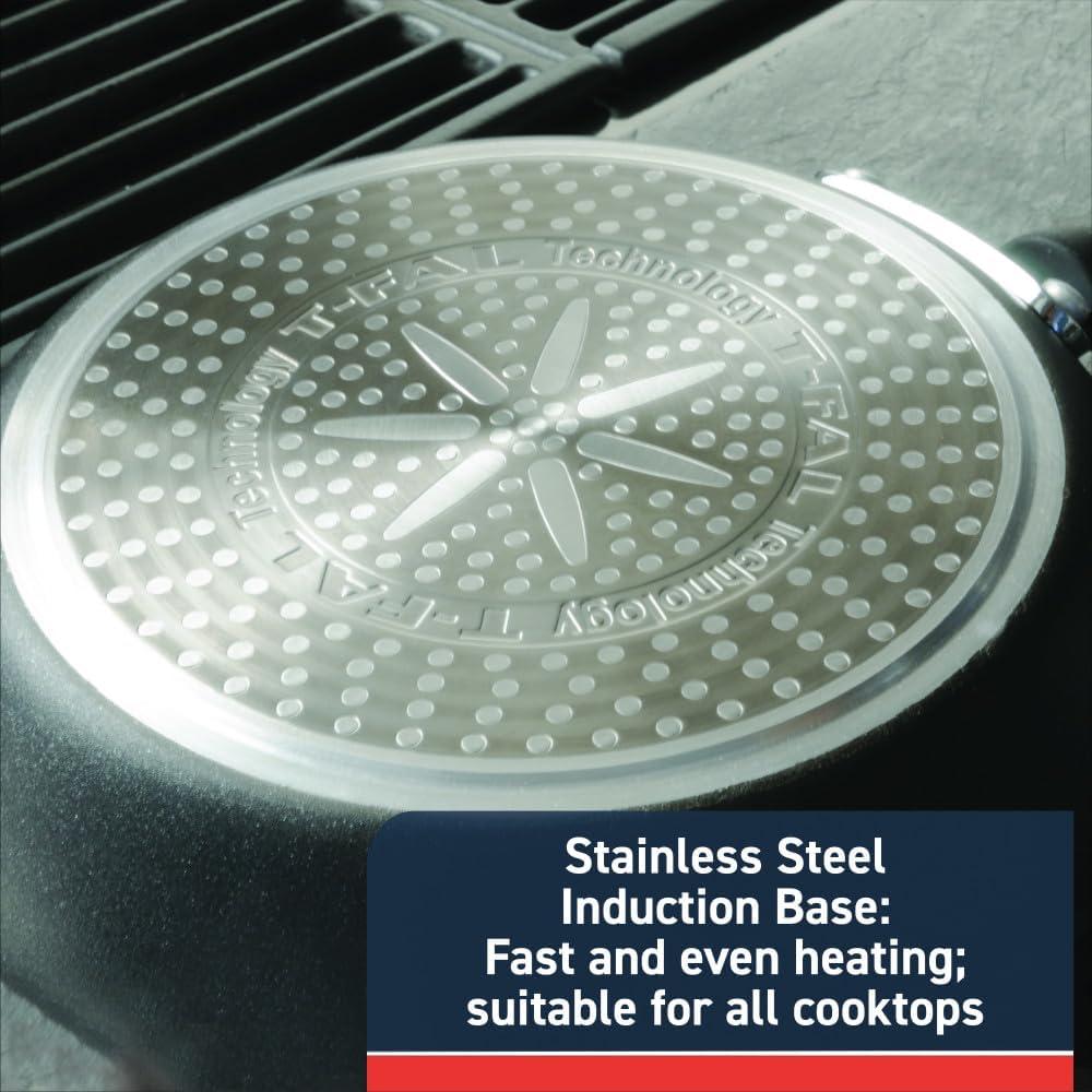 Juego de utensilios de cocina T-fal 12 piezas inducción negro