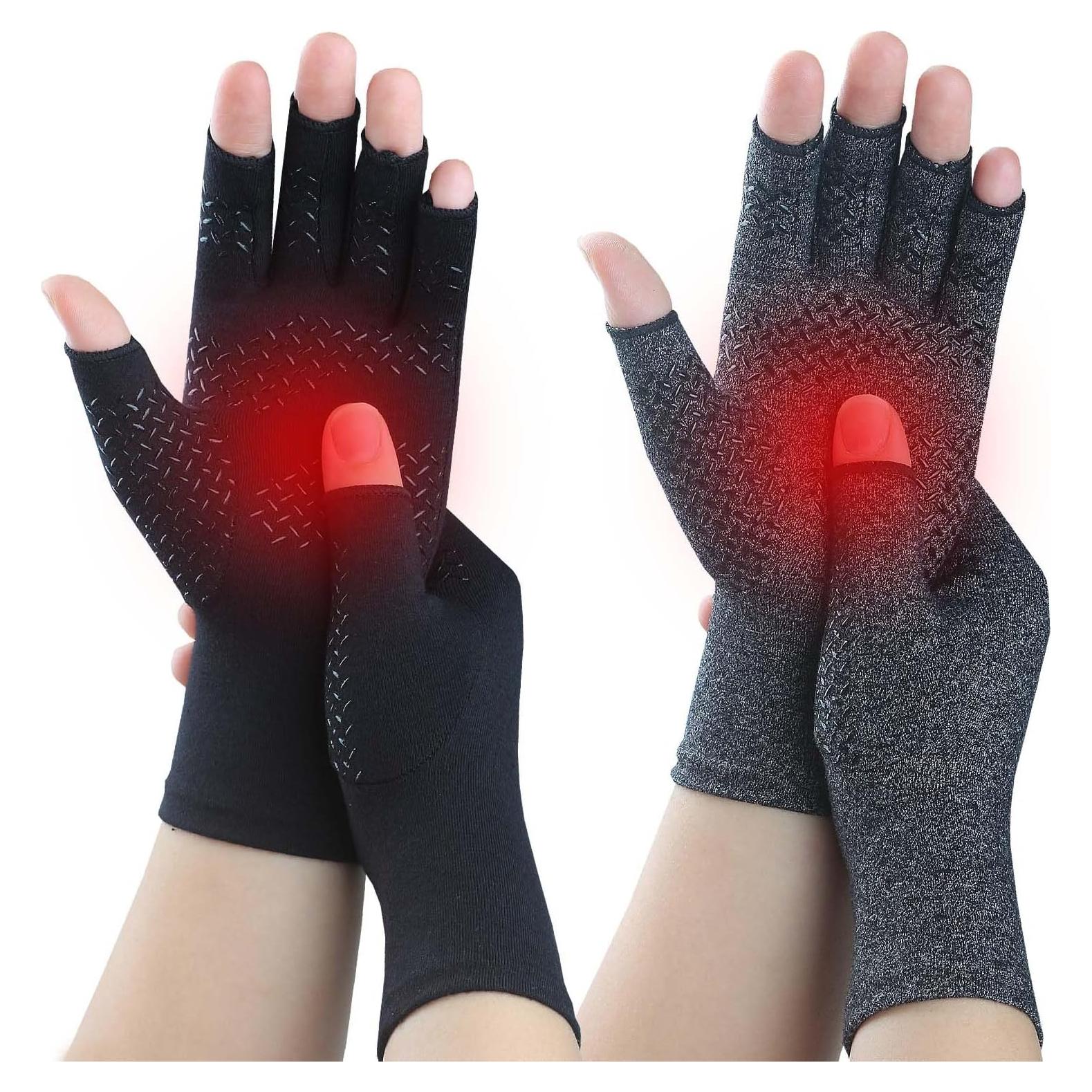 Guantes de Compresión Kecartu para Artritis - 2 Pares