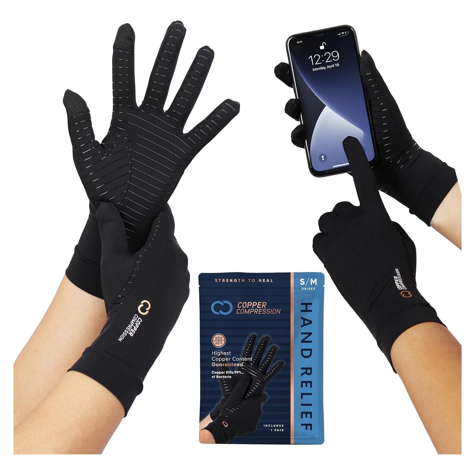 Guantes de Compresión de Cobre Copper Compression - Pequeño