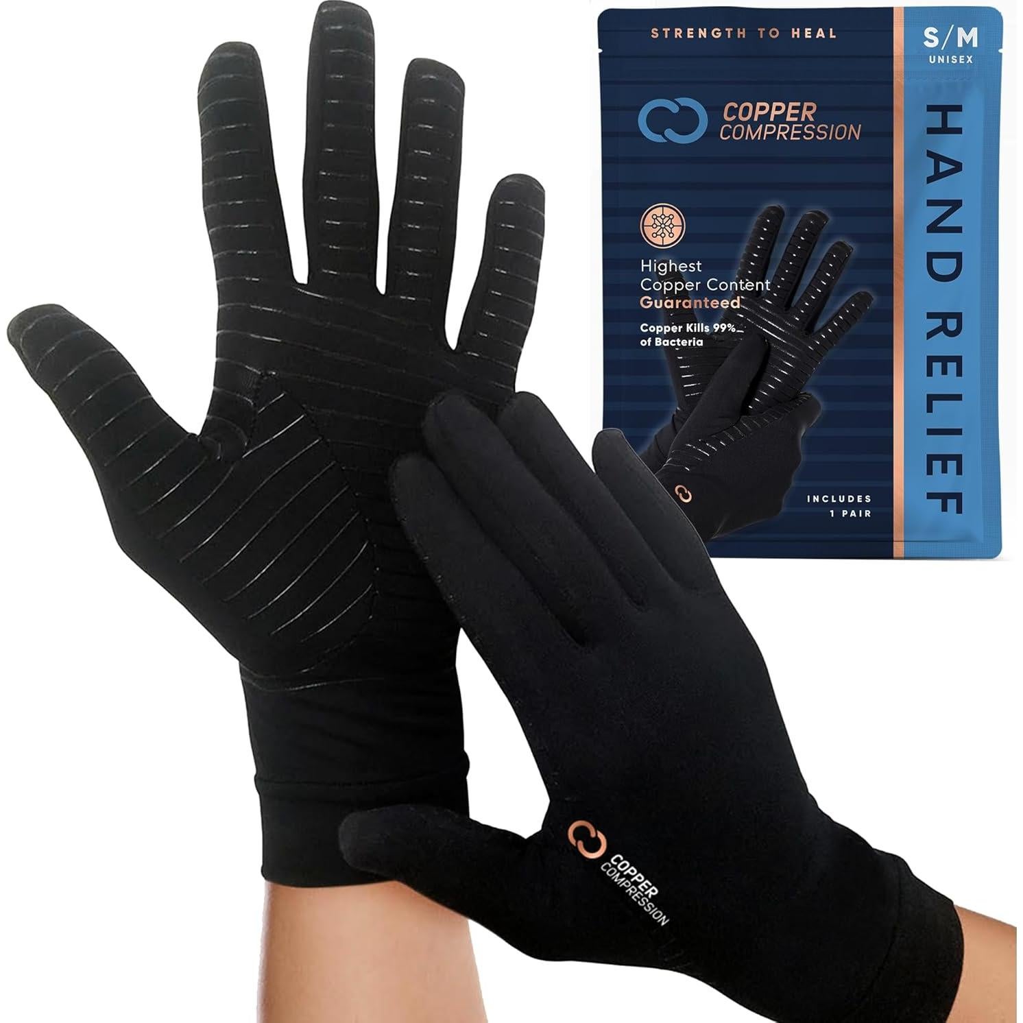 Guantes de Compresión de Cobre Copper Compression - Pequeño