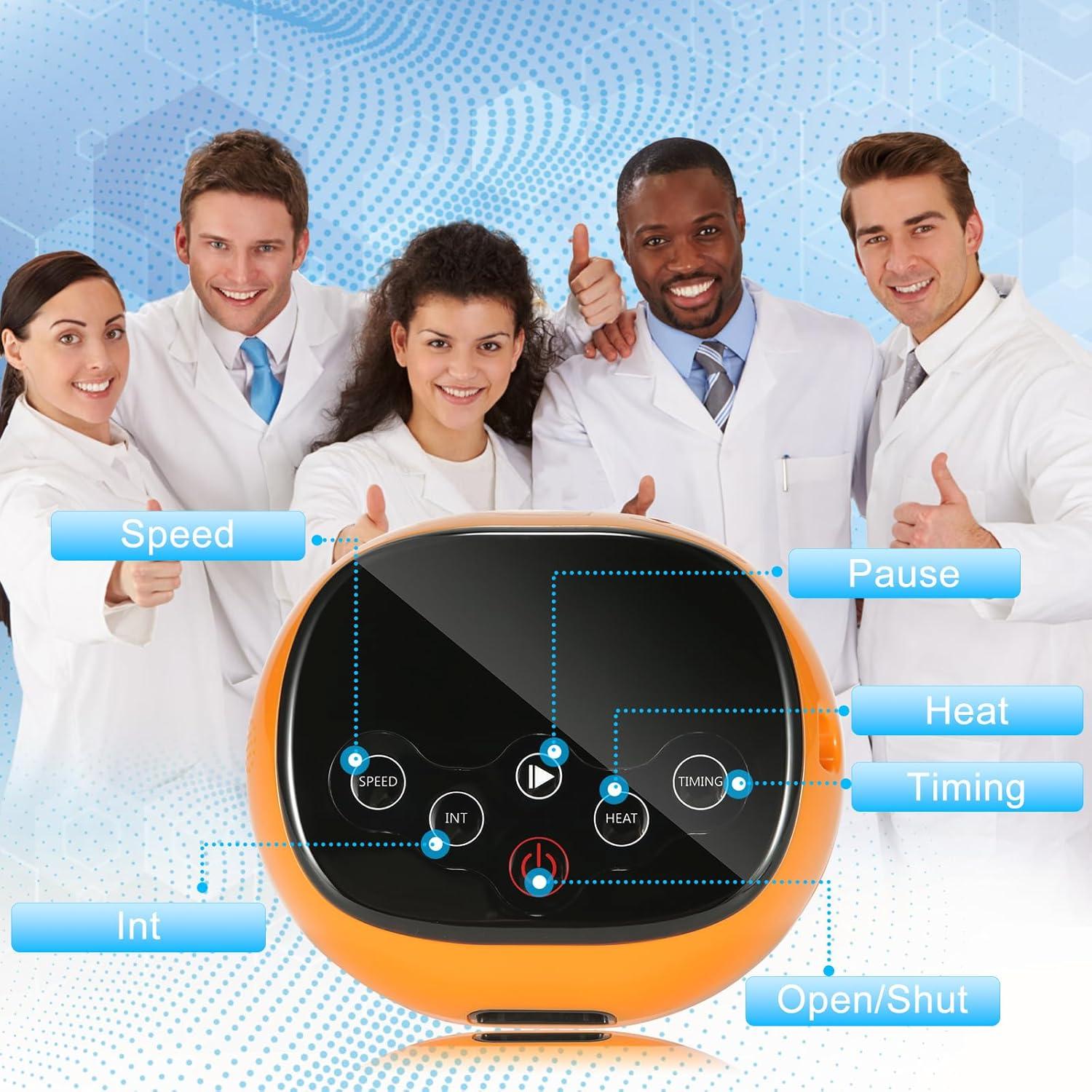 Guante Robot Rehabilitación Calentamiento Mano Izquierda L