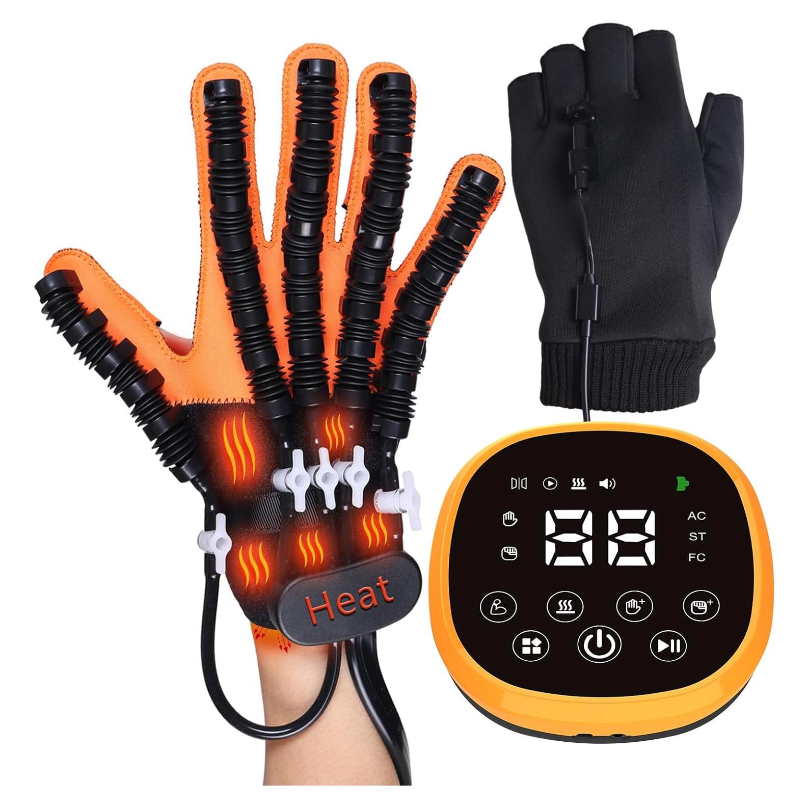 Guantes de Rehabilitación NIWEI ST04 para Mano Derecha S Naranja