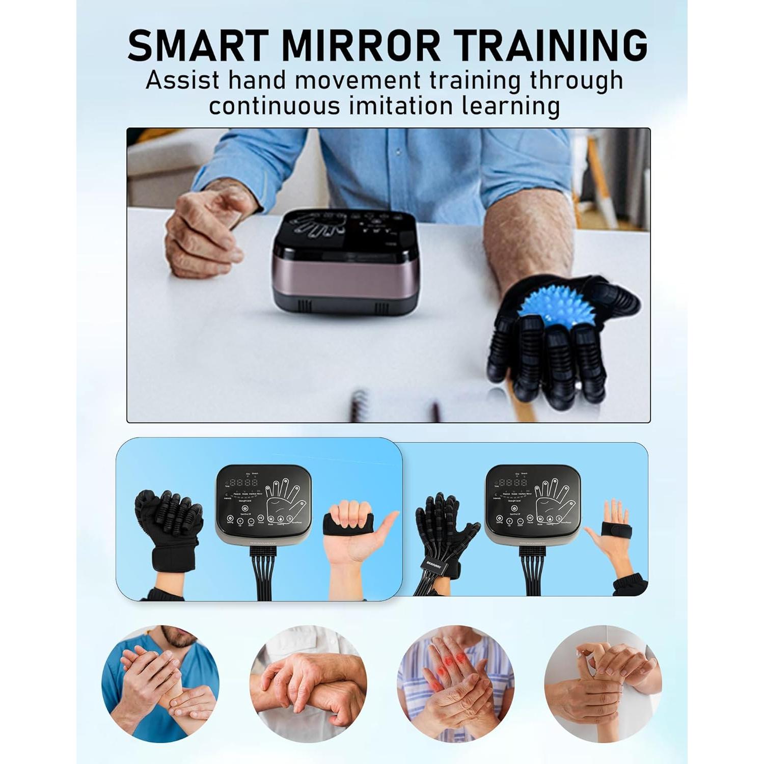 Guantes de Rehabilitación Naculor Calentados para Mano Izquierda