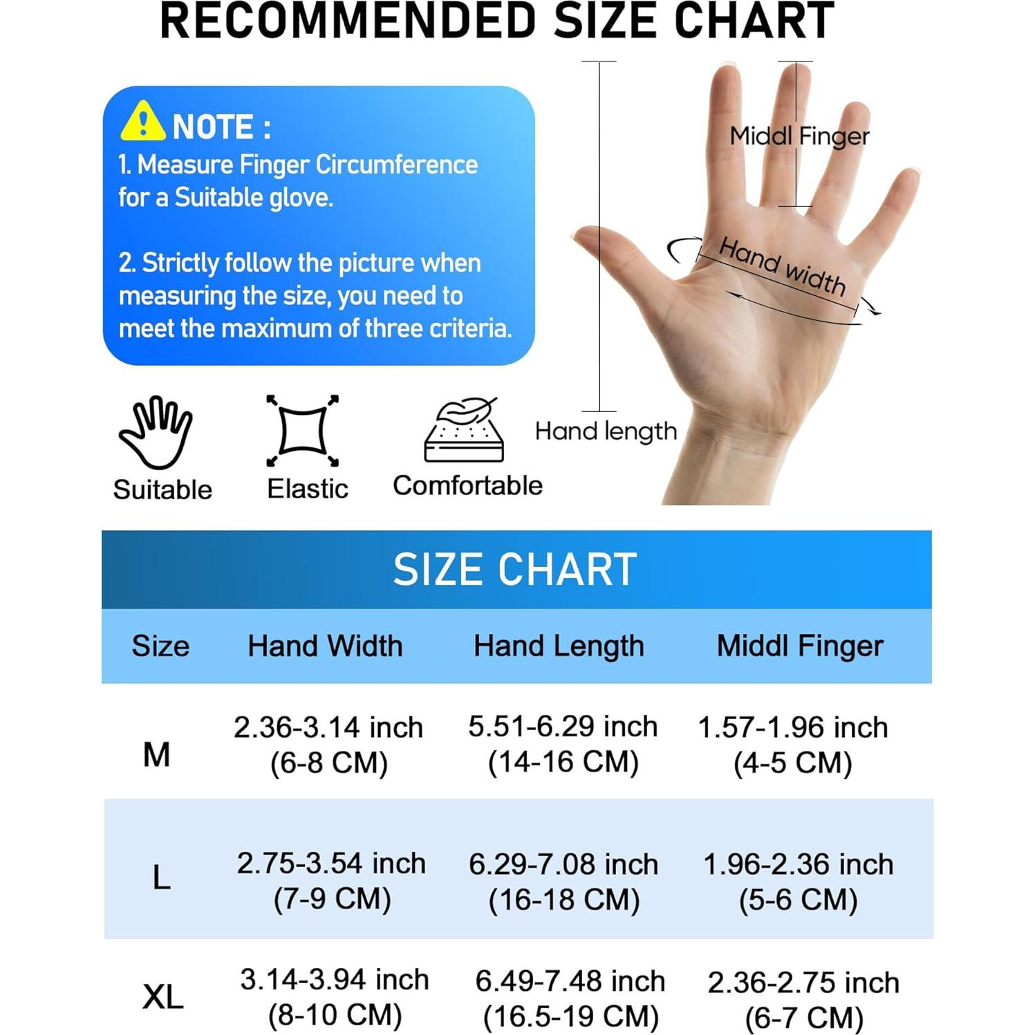 Guantes de Rehabilitación Naculor Calentados para Mano Izquierda