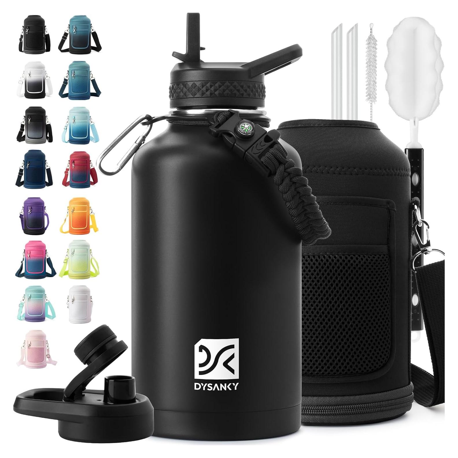 Botella de Agua DYSANKY 64 oz Acero Inoxidable Aislada