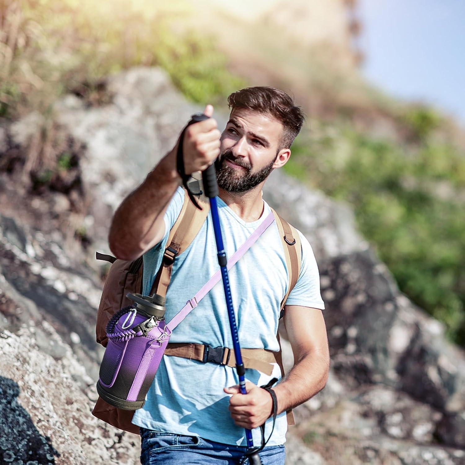 Botella de Agua DYSANKY 64 oz Acero Inoxidable Aislada