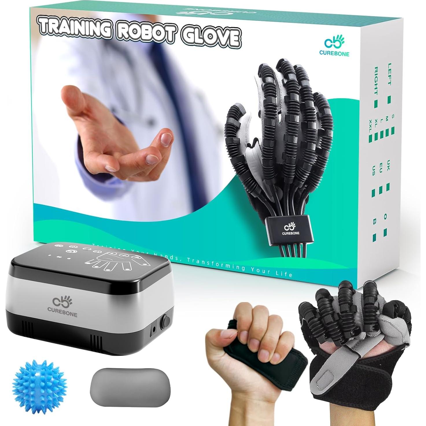 Guantes de Rehabilitación CUREBONE Mano Izquierda XL