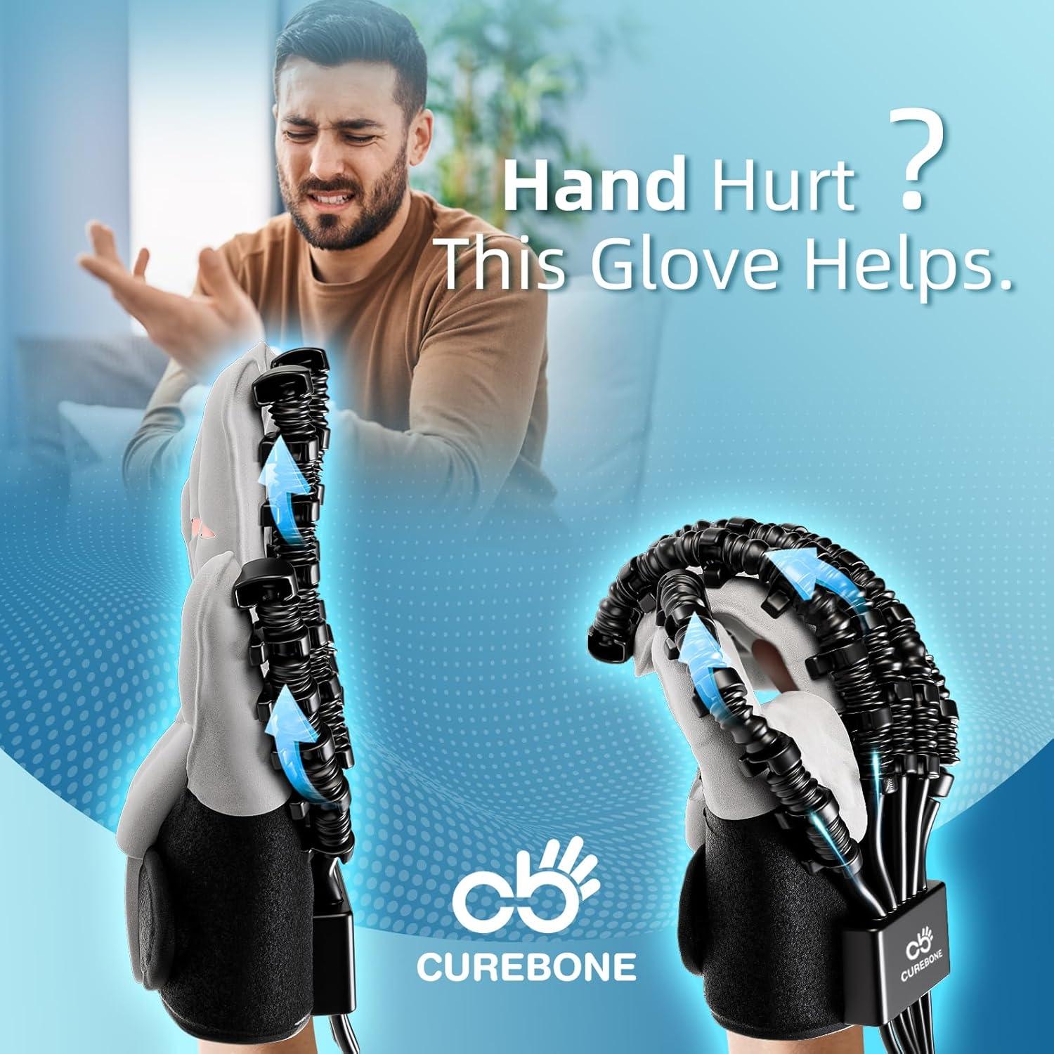 Guantes de Rehabilitación CUREBONE Mano Izquierda 8 Niveles