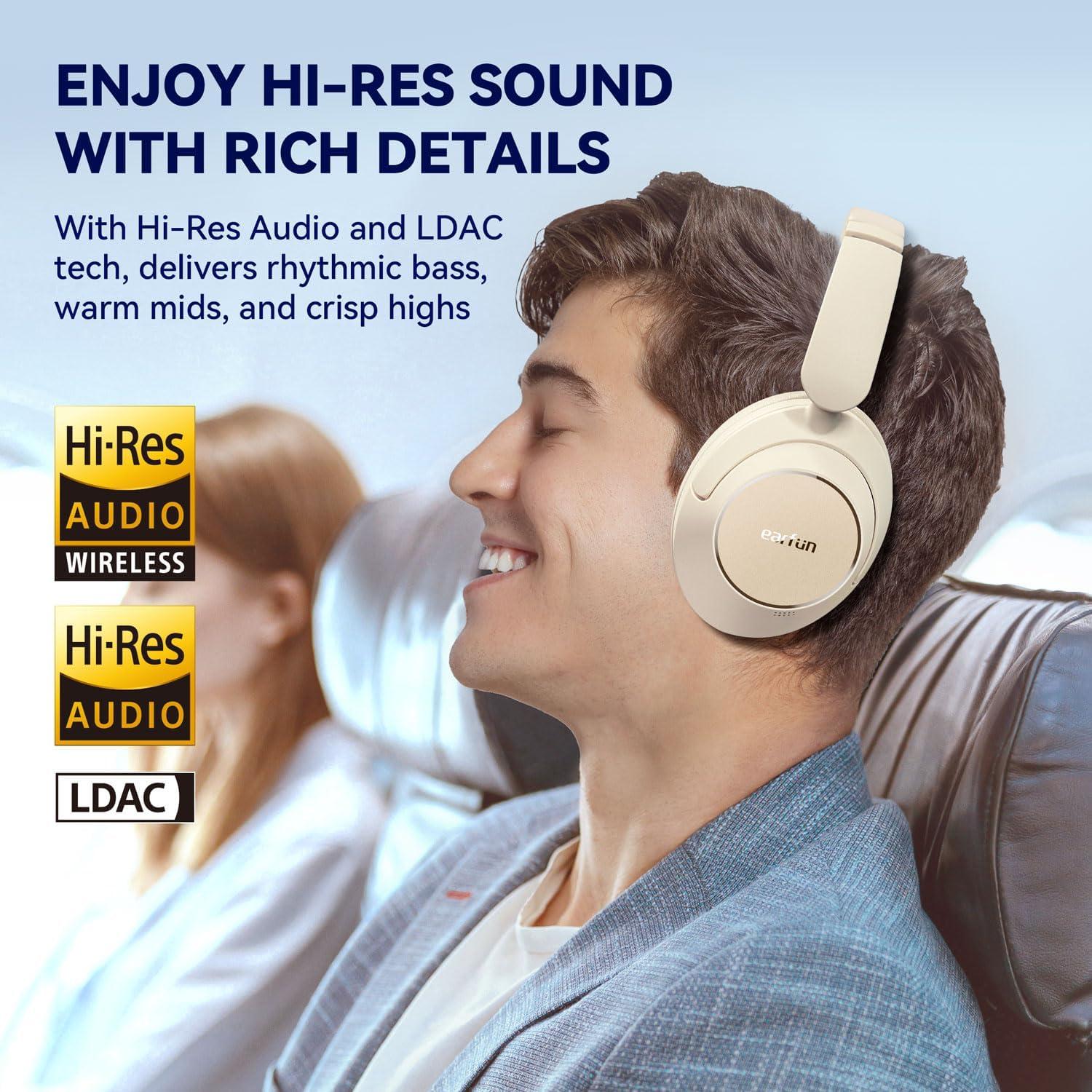 Auriculares EarFun Wave Pro Bluetooth ANC 80H Sonido Hi-Res