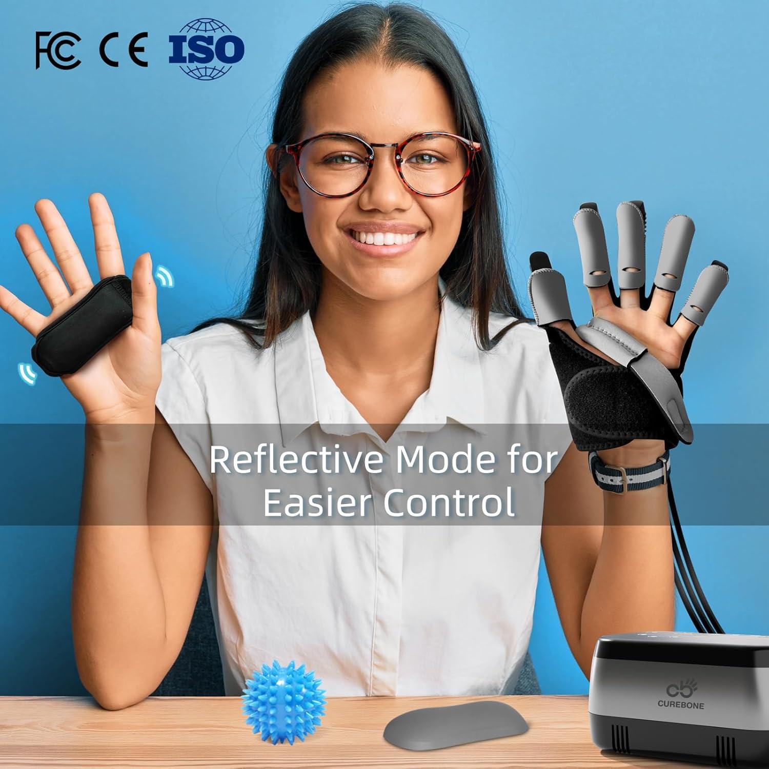 Guantes de Rehabilitación de Mano CUREBONE Elite Ajustables