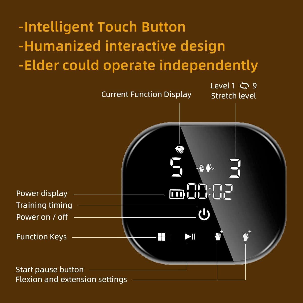 Guantes de Rehabilitación Robotizados SY-HRC10 para Mano Izquierda