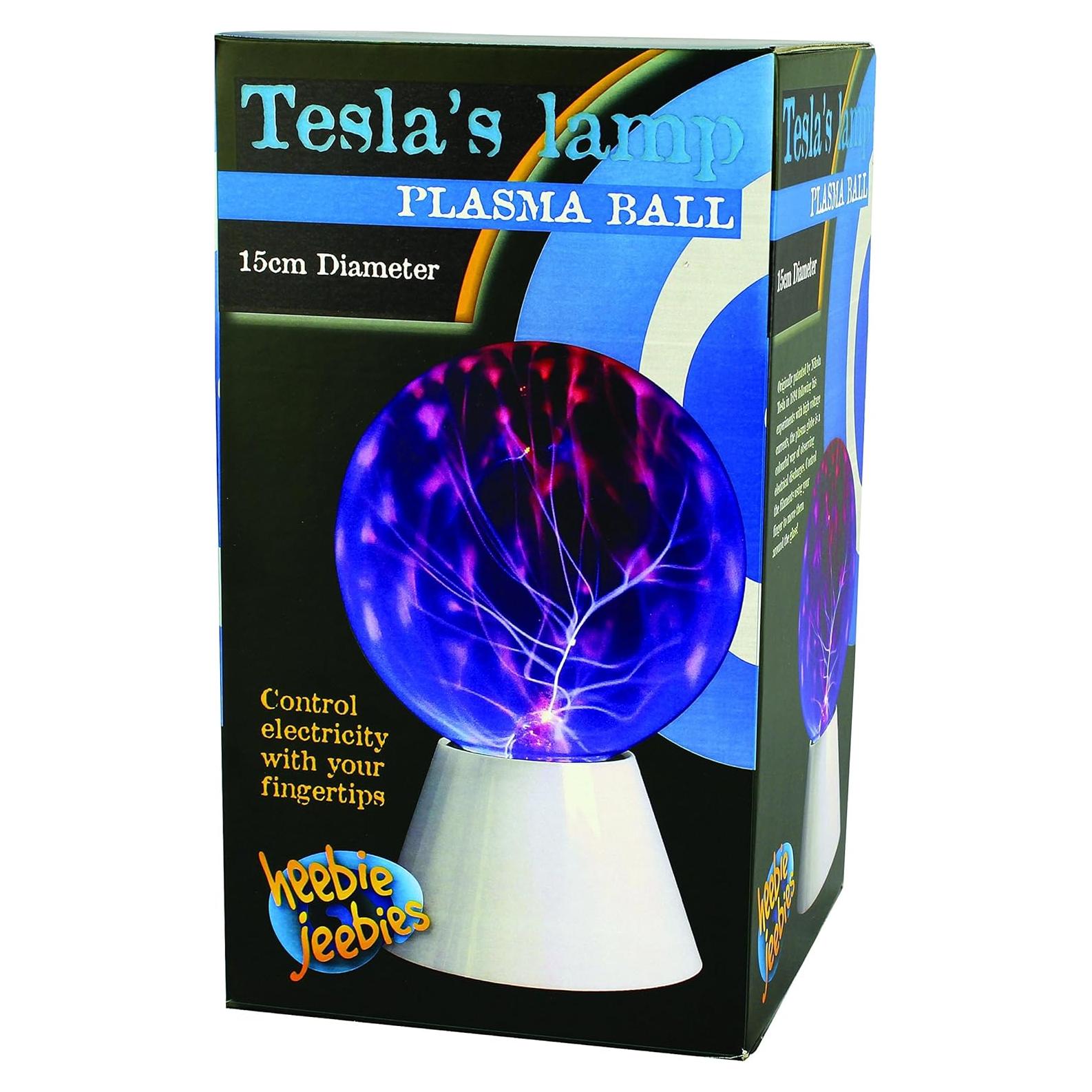 Esfera de Plasma Heebie Jeebies 20cm Lámpara de Tesla Reactiva