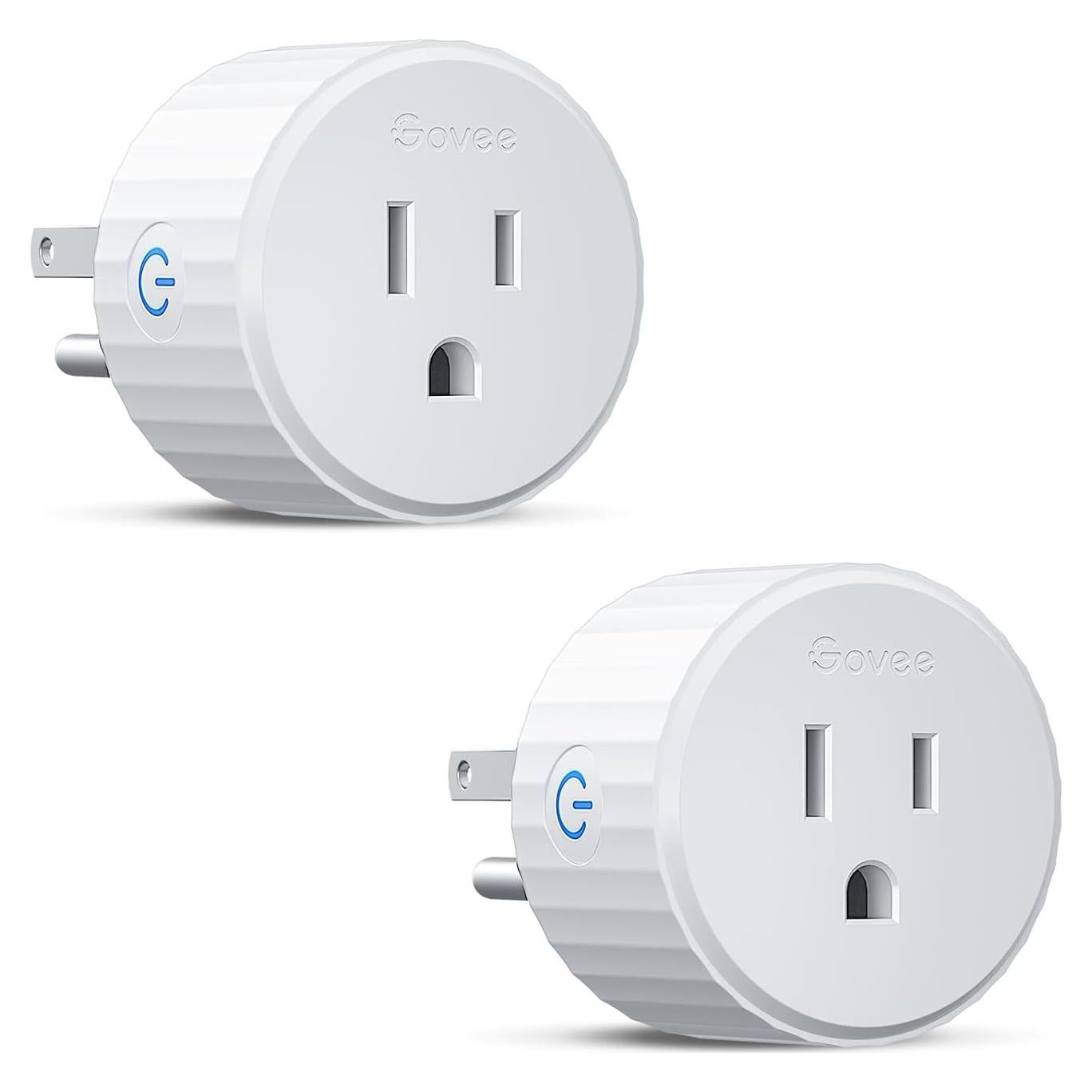 Enchufe Inteligente Govee H5083 WiFi Control por Voz 2 Pzas