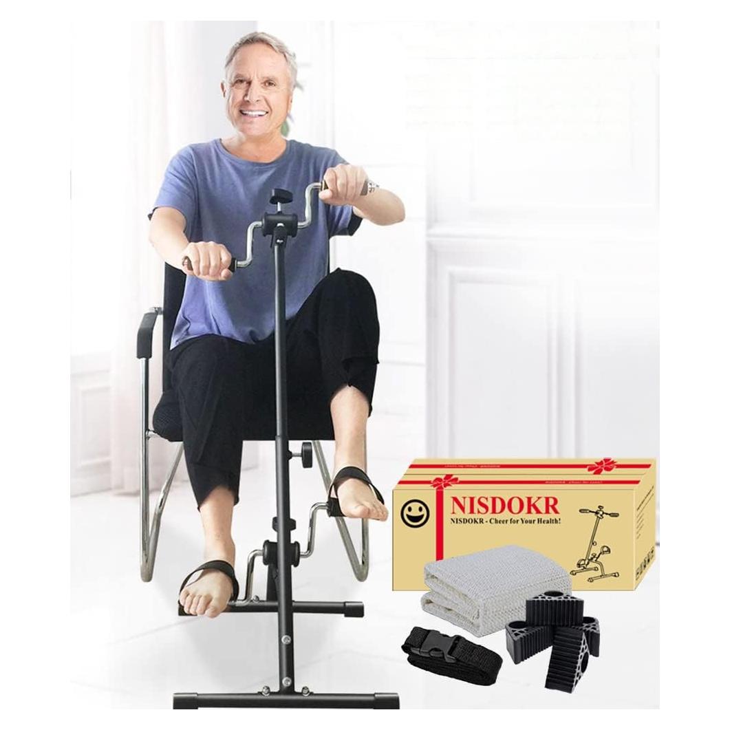 Ejercitador de Pedales NISDOKR Ajustable para Mano y Pierna