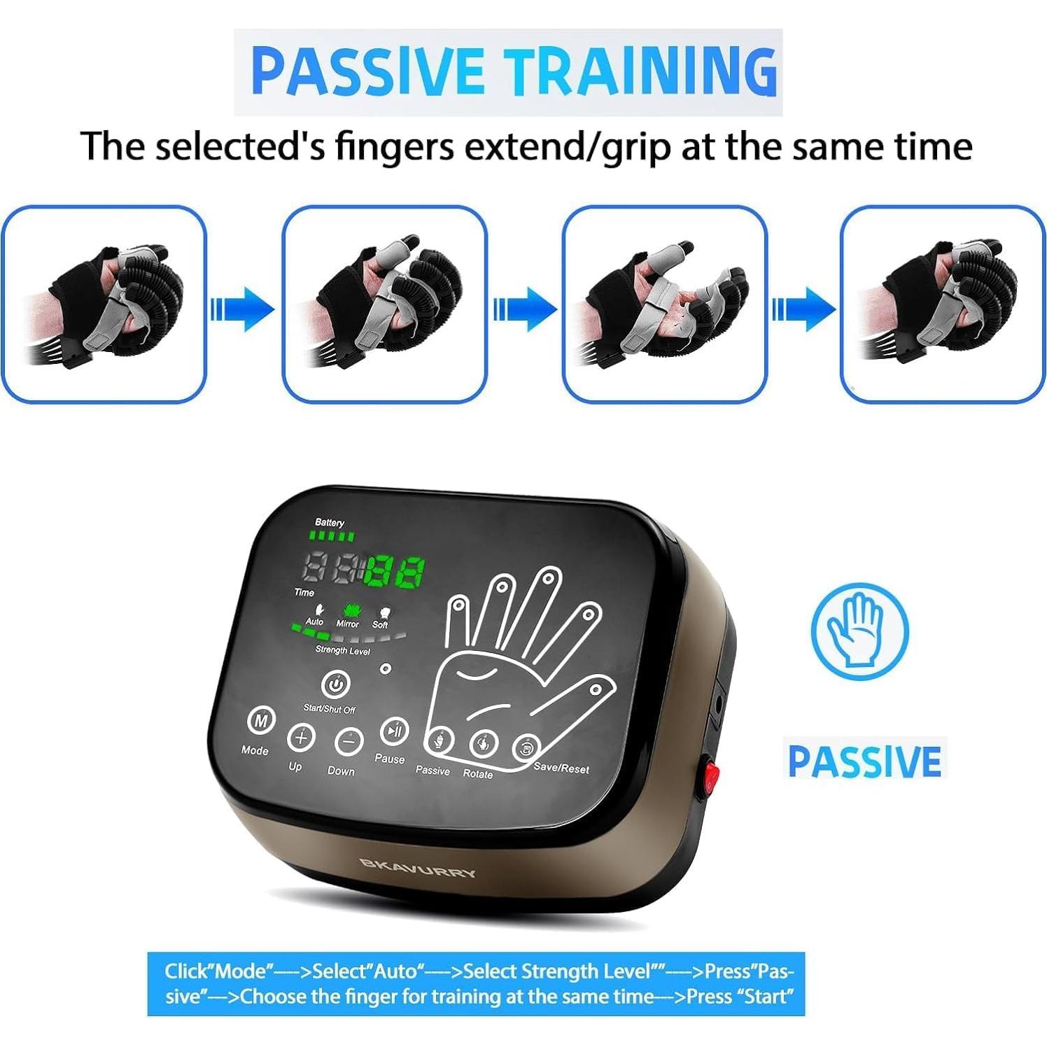 Guantes de Rehabilitación KWYBOW XL Mano Izquierda Calentados