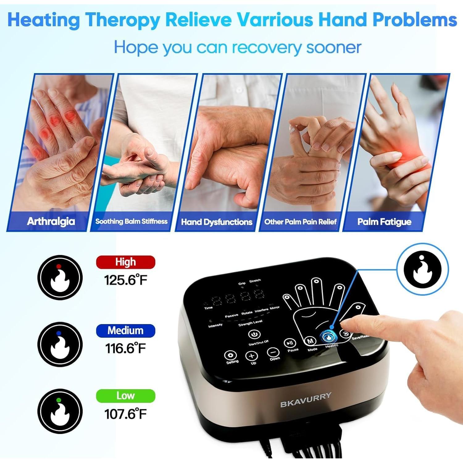 Guantes de Rehabilitación Calentados KWYBOW Mano Izquierda