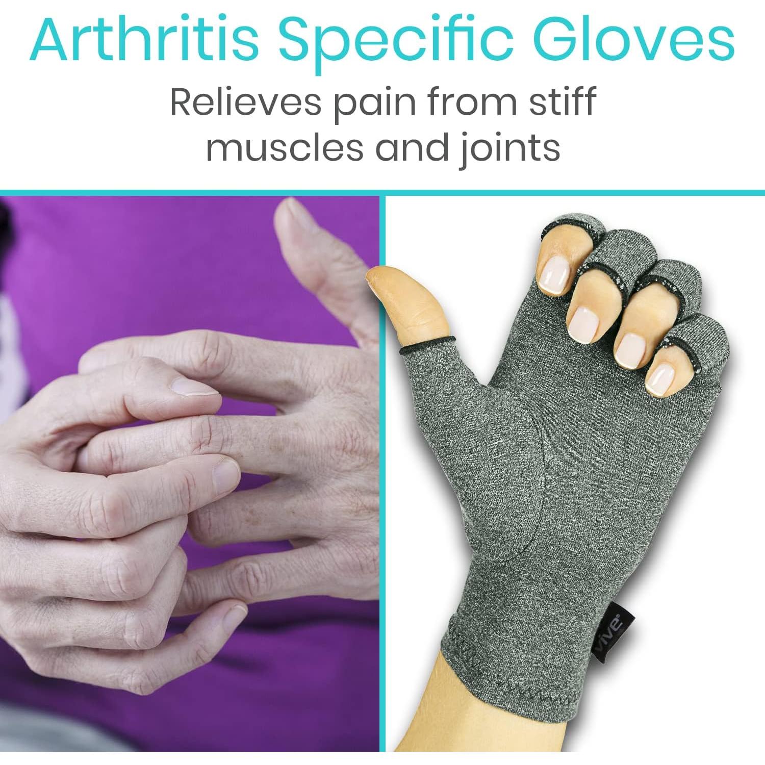 Guantes Vive para Artritis - Compresión Dedo Abierto XL