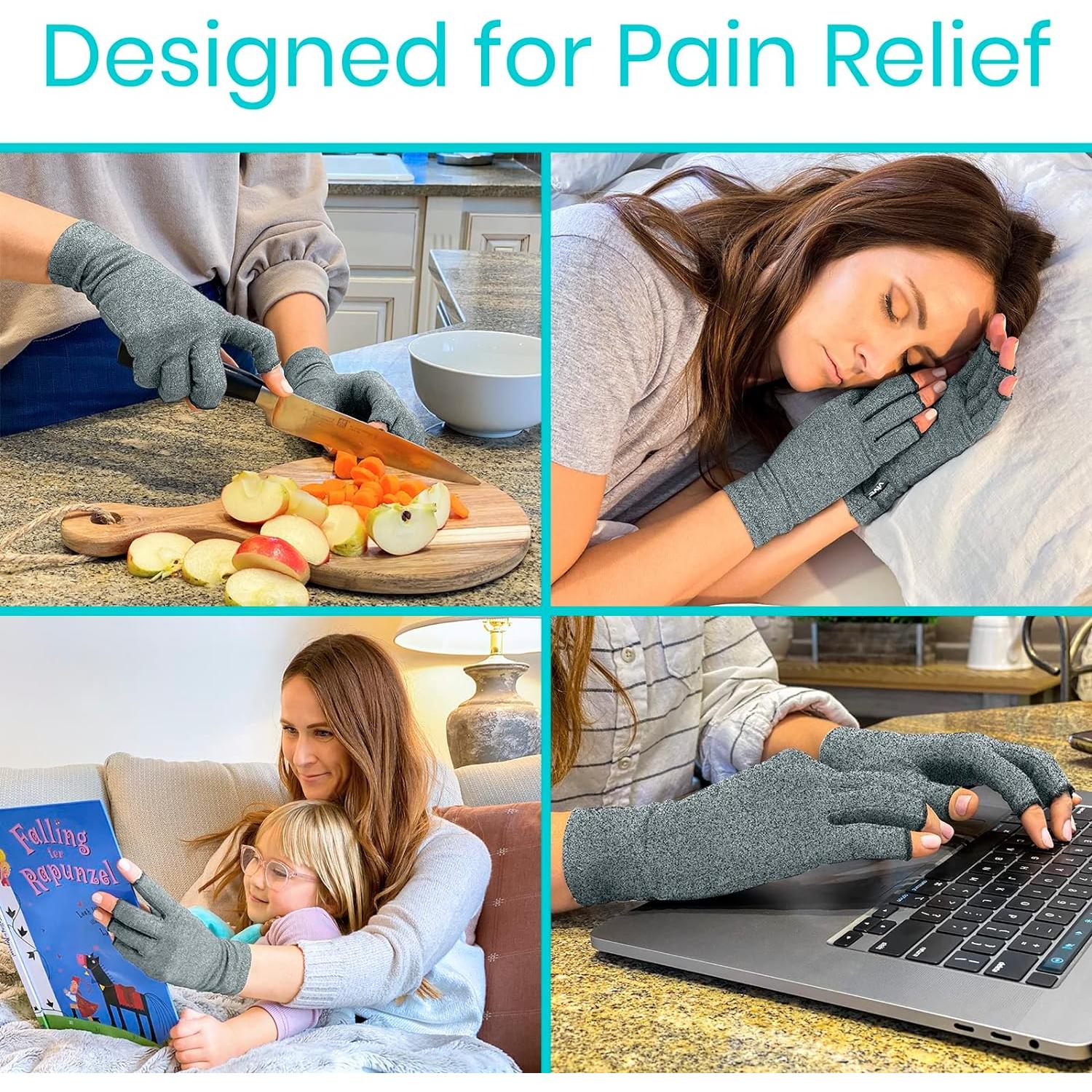 Guantes Vive para Artritis - Compresión Dedo Abierto XL