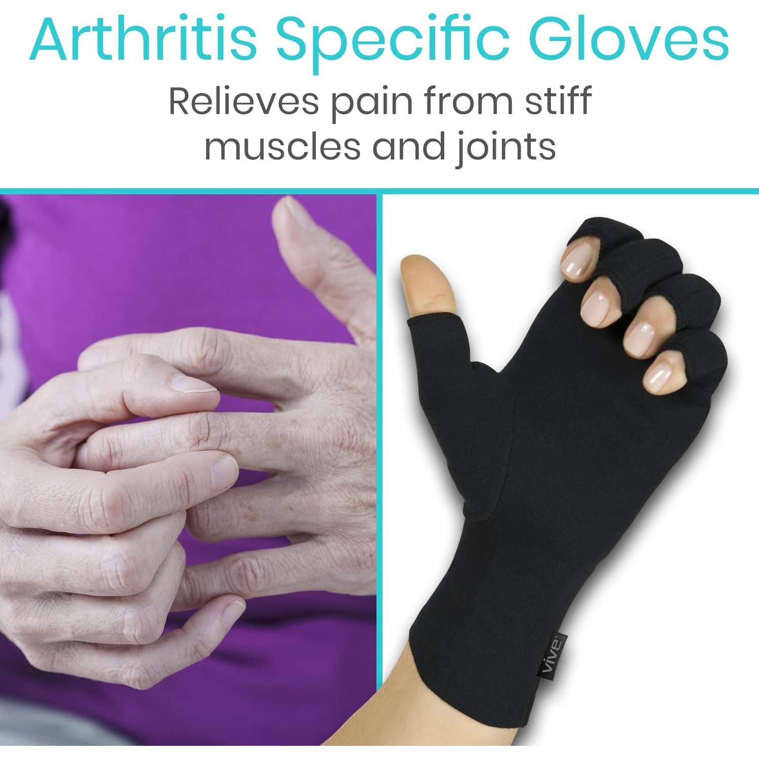 Guantes Vive para Artritis - Compresión Abierta X-Pequeño