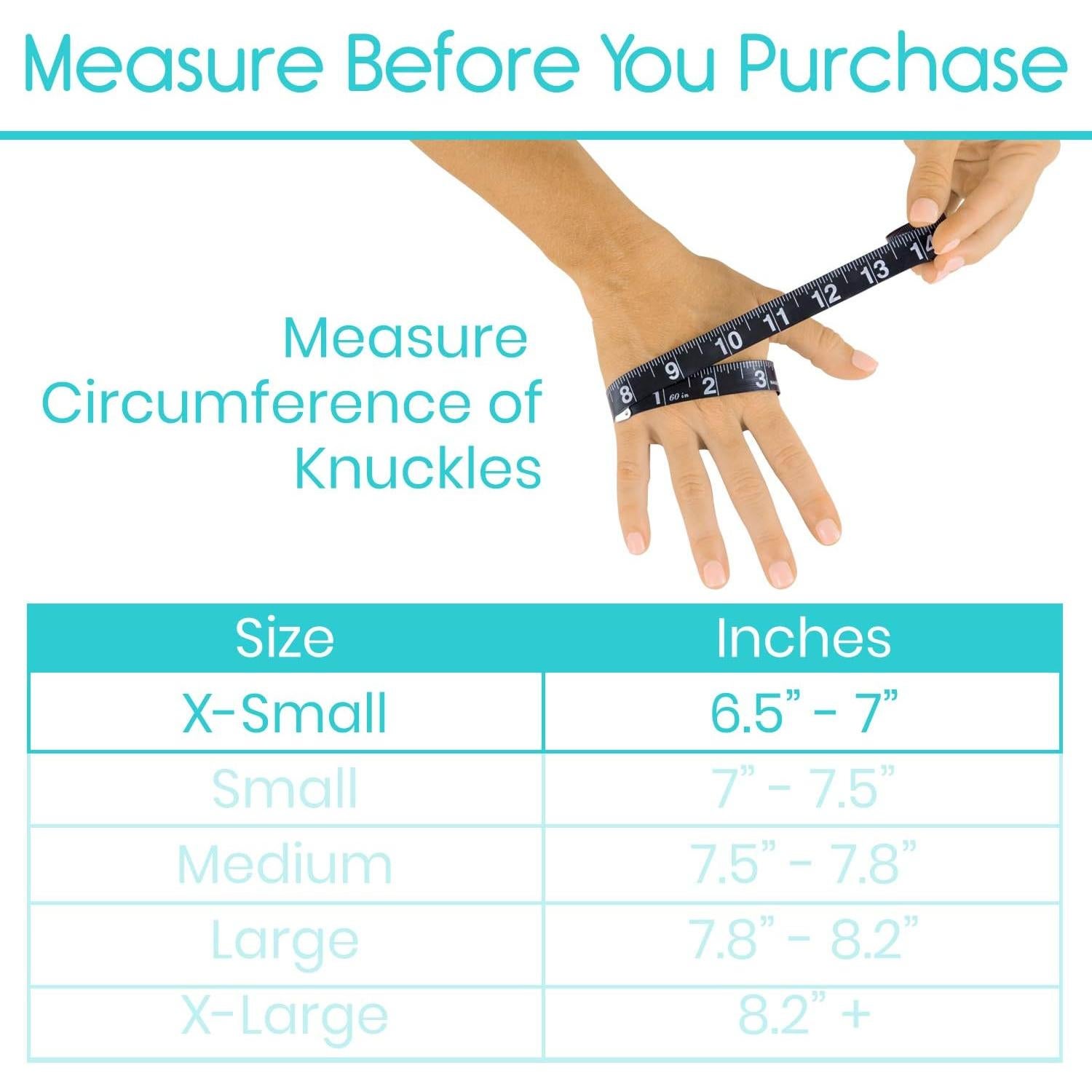 Guantes Vive para Artritis - Compresión Abierta X-Pequeño