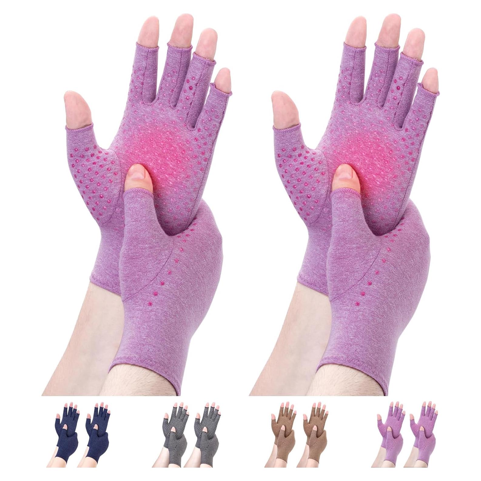 Guantes de Compresión DRNAIETY para Artritis Sin Dedos