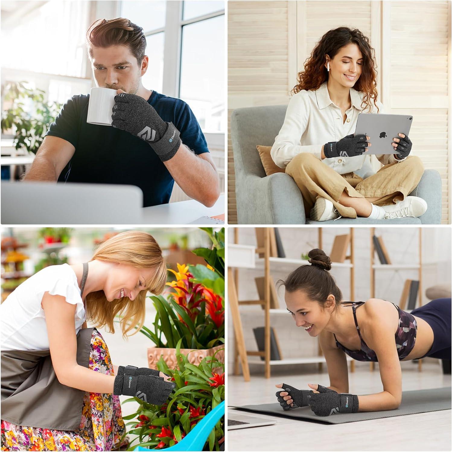 Guantes de Compresión Duerer para Artritis Unisex Ajustables