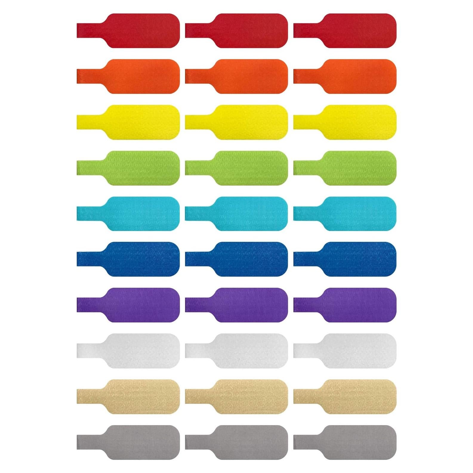 Etiquetas para Cables Wrap-It Storage 30 Piezas Medianas