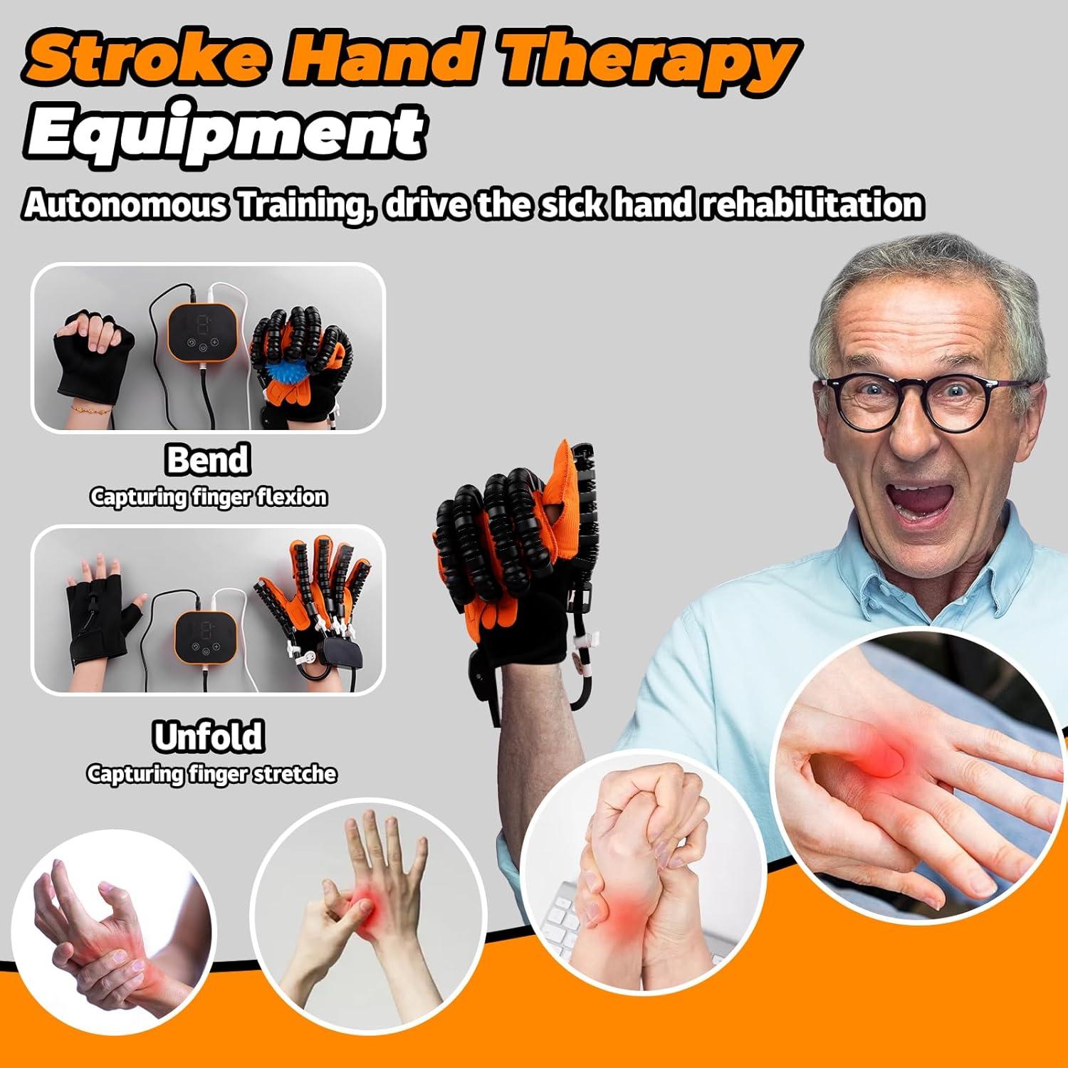 Guantes Robóticos de Rehabilitación - Terapia Mano Derecha XL