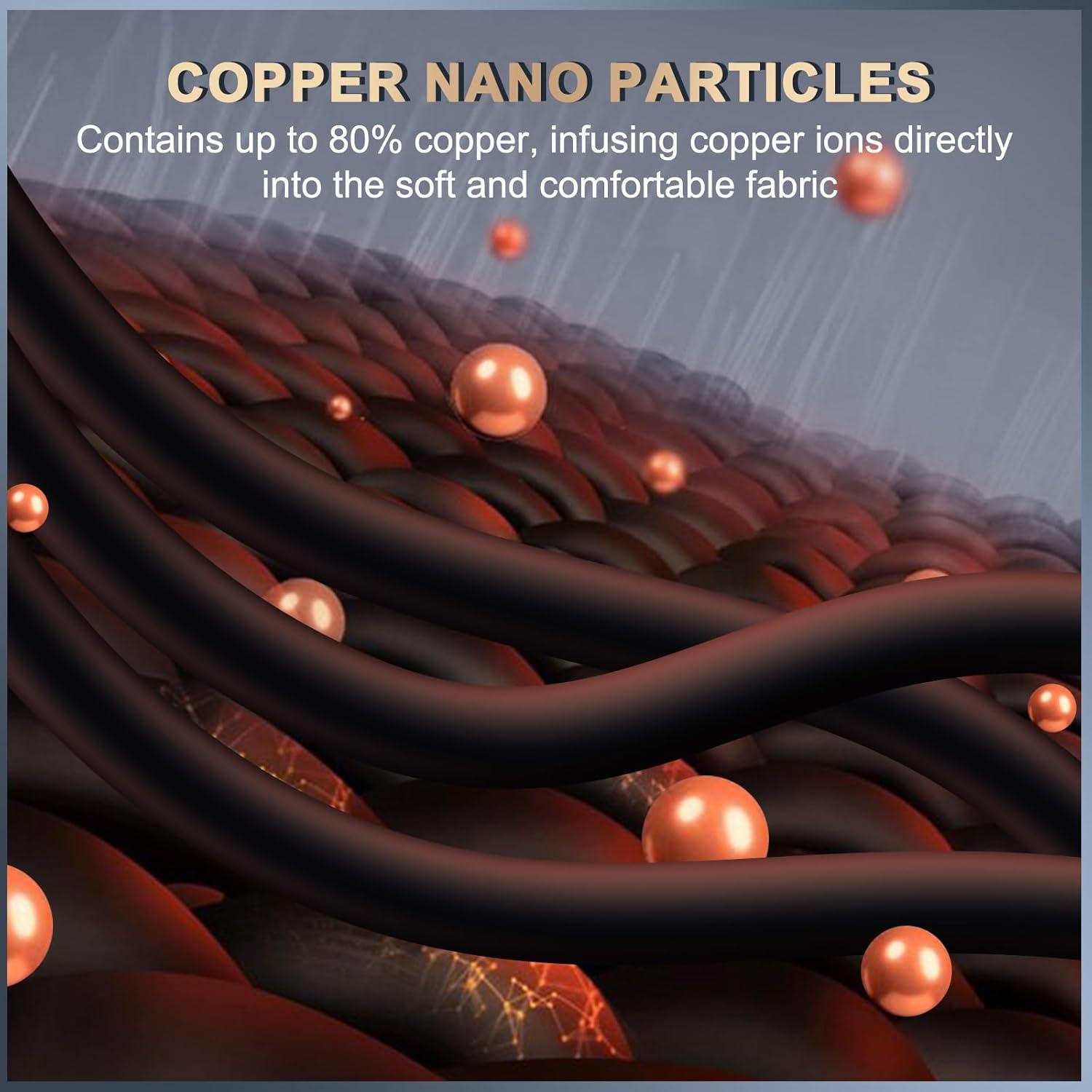 Guantes de Compresión de Cobre Zuscot para Artritis - Negro