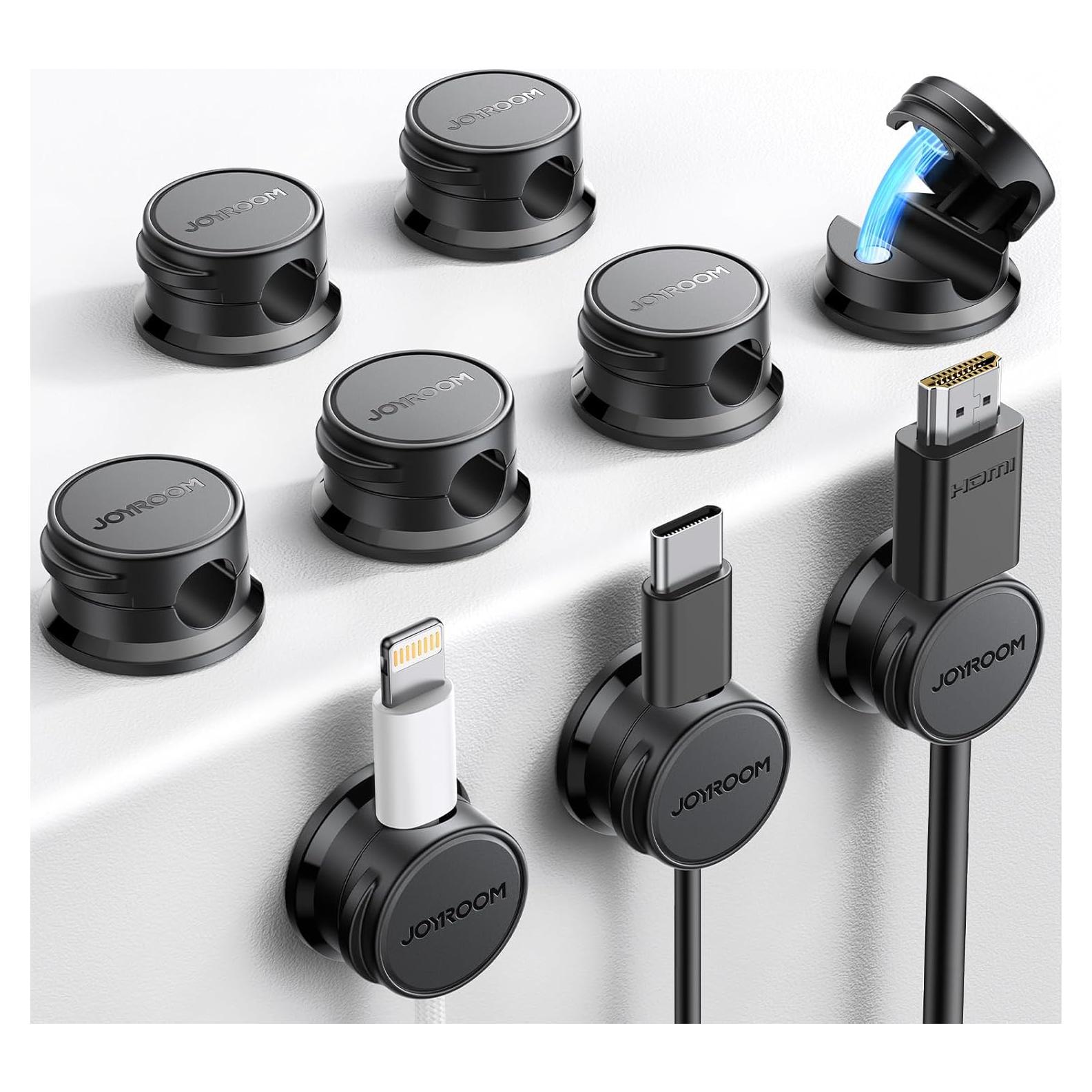 Organizador de Cables Magnético JOYROOM 9 Piezas Negro