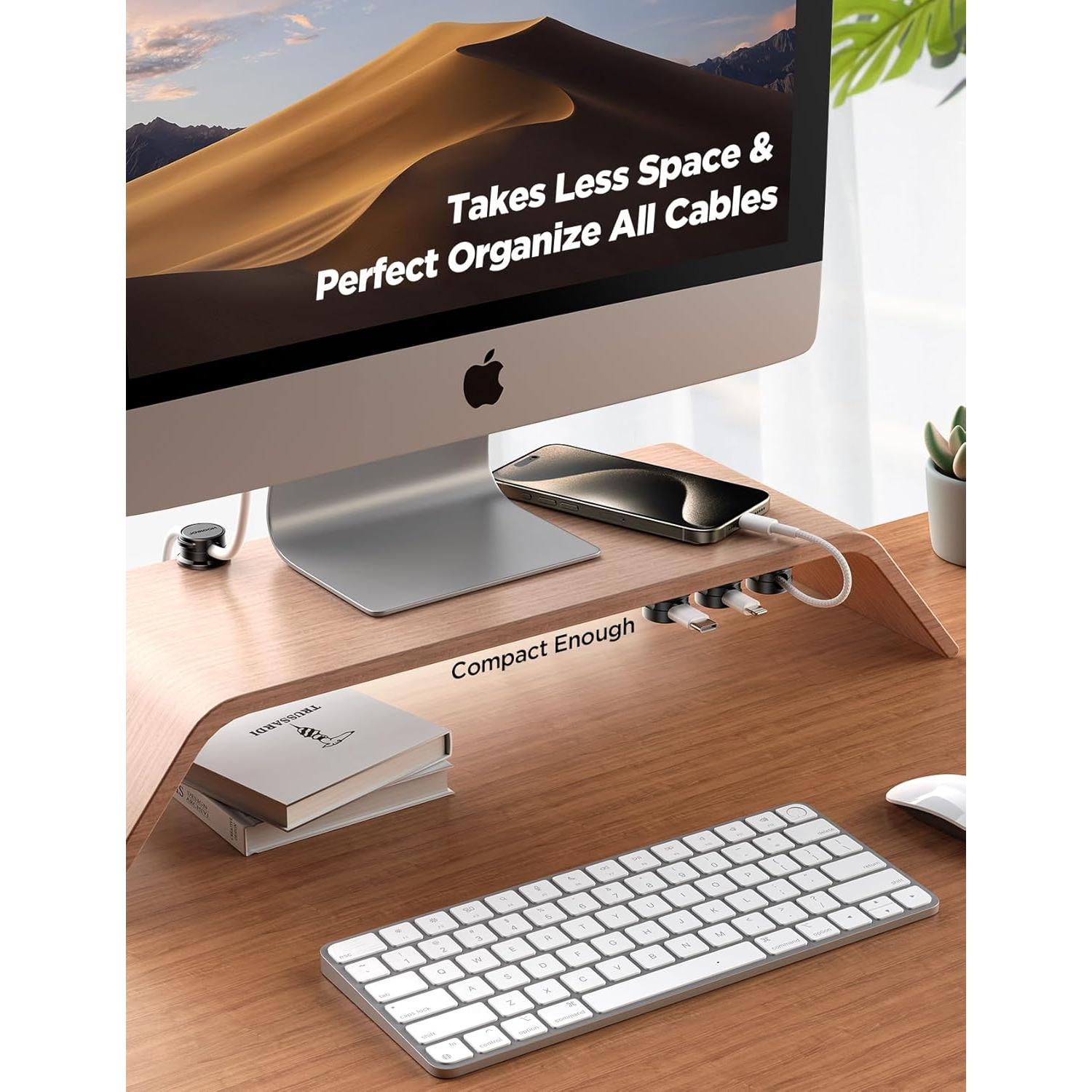 Organizador de Cables Magnético JOYROOM 9 Piezas Negro