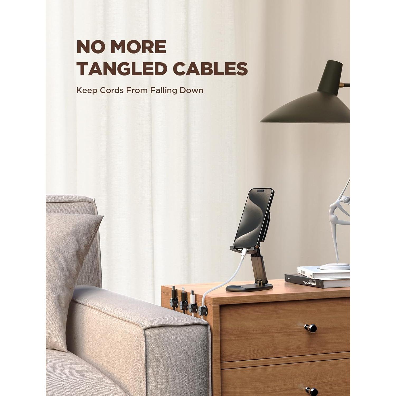 Organizador de Cables Magnético JOYROOM 9 Piezas Negro