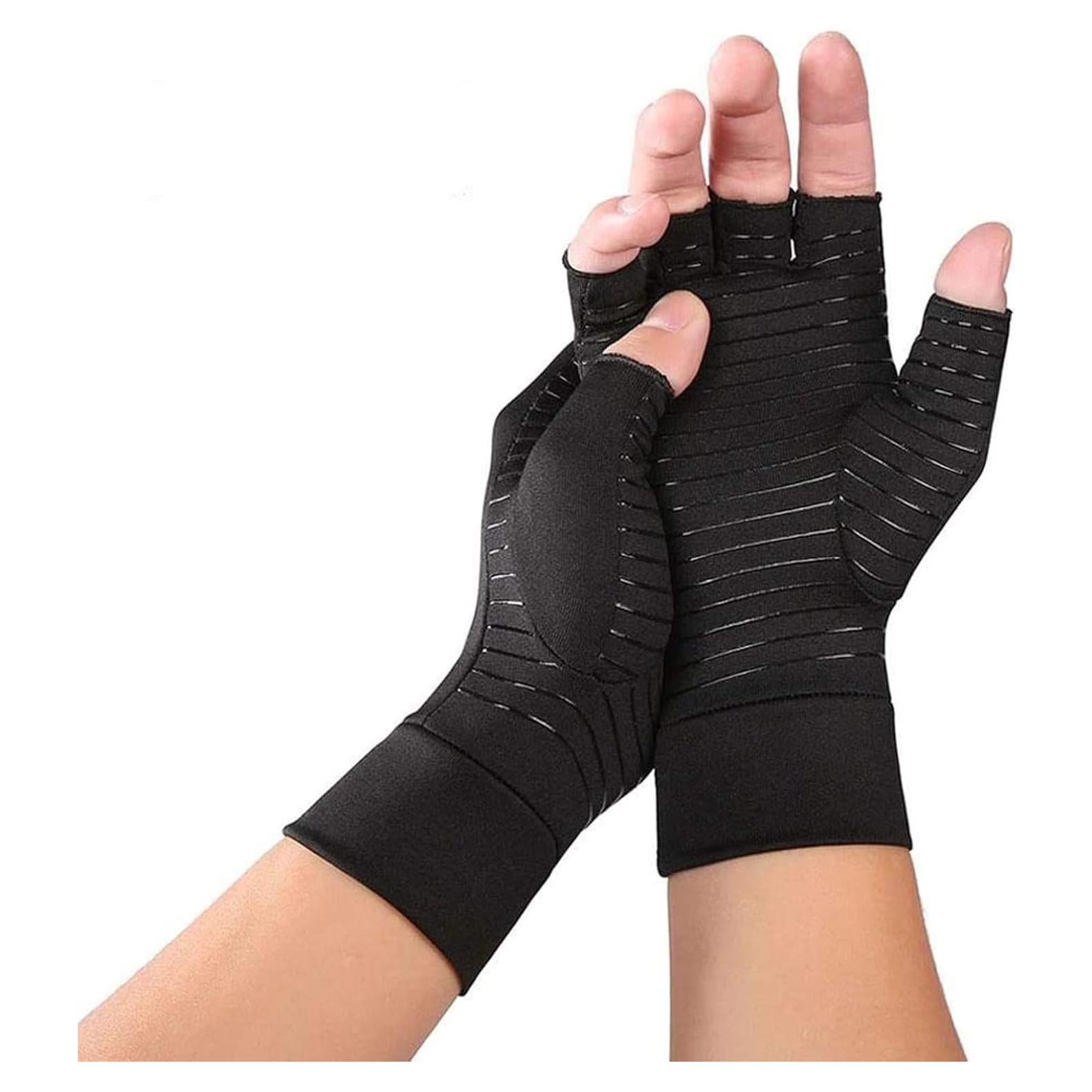 Guantes de Artritis de Cobre Jade Kit - Compresión Mediano