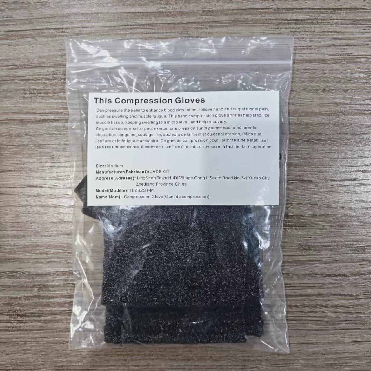 Guantes de Artritis de Cobre Jade Kit - Compresión Mediano