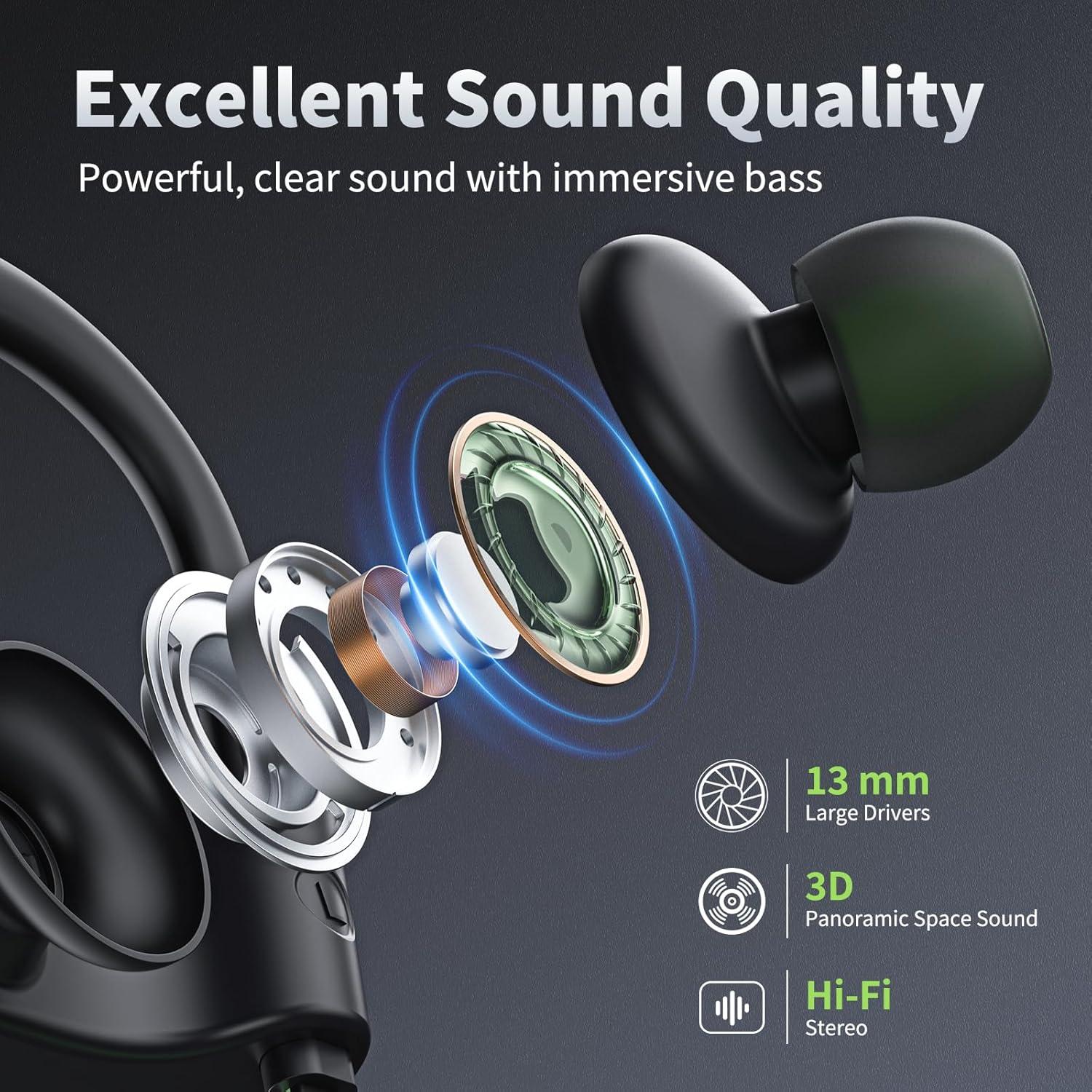 Auriculares Bluetooth JOYWISE U18C Inalámbricos IPX7 16h